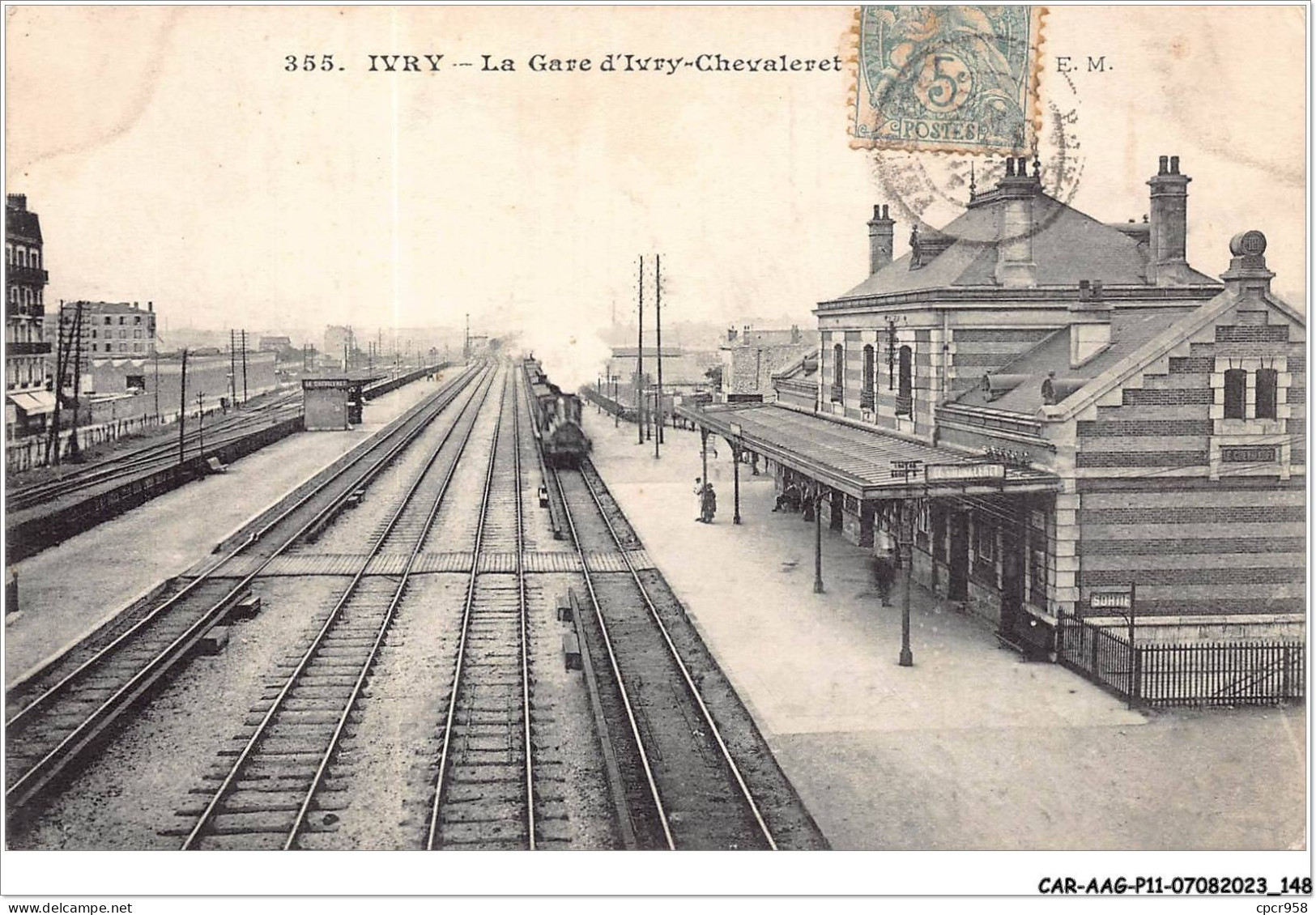 CAR-AAGP11-94-1071 - IVRY - La Gare D'ivry-Chevaleret - Train - Ivry Sur Seine