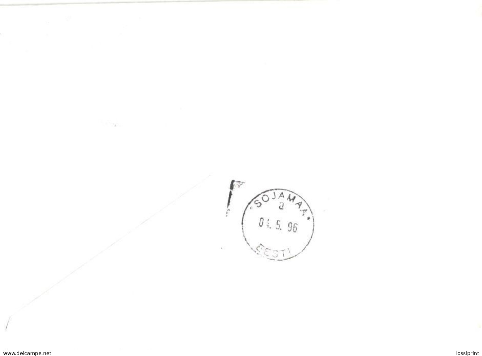 Estonia:Military Post, Serviceman Free Letter, Võru Cancellation 1996 - Estonie