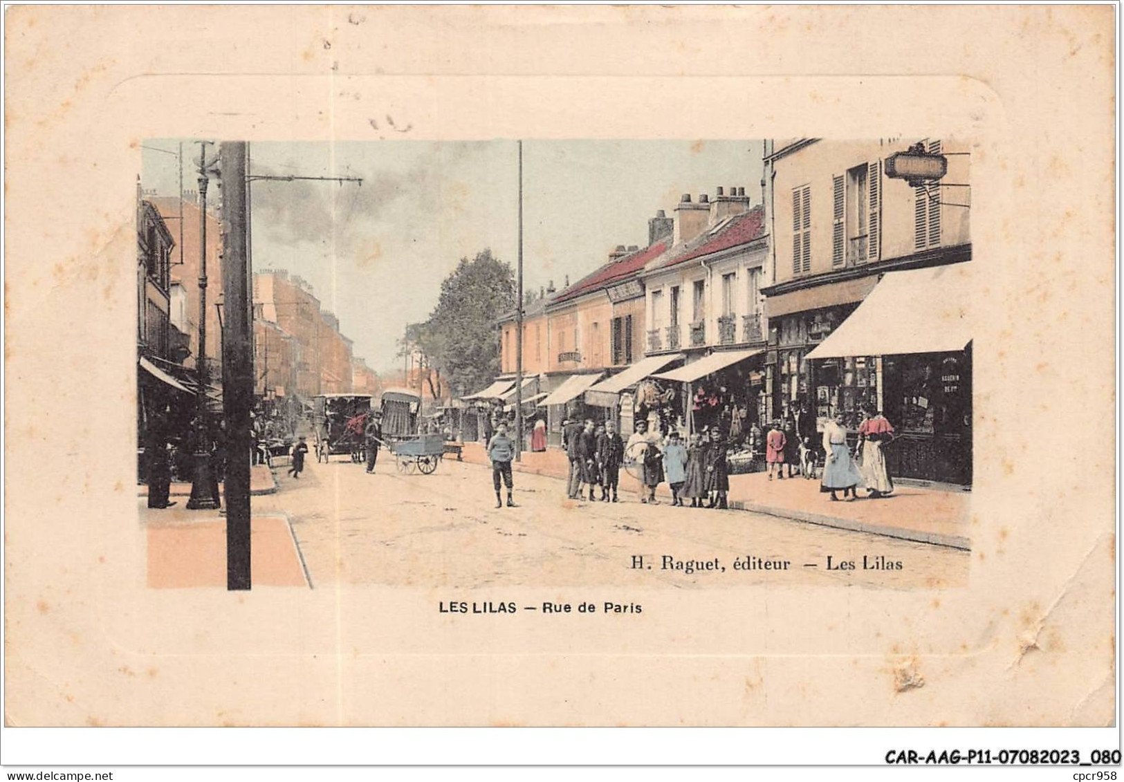 CAR-AAGP11-93-1037 - LES LILAS - Rue De Paris  - Les Lilas