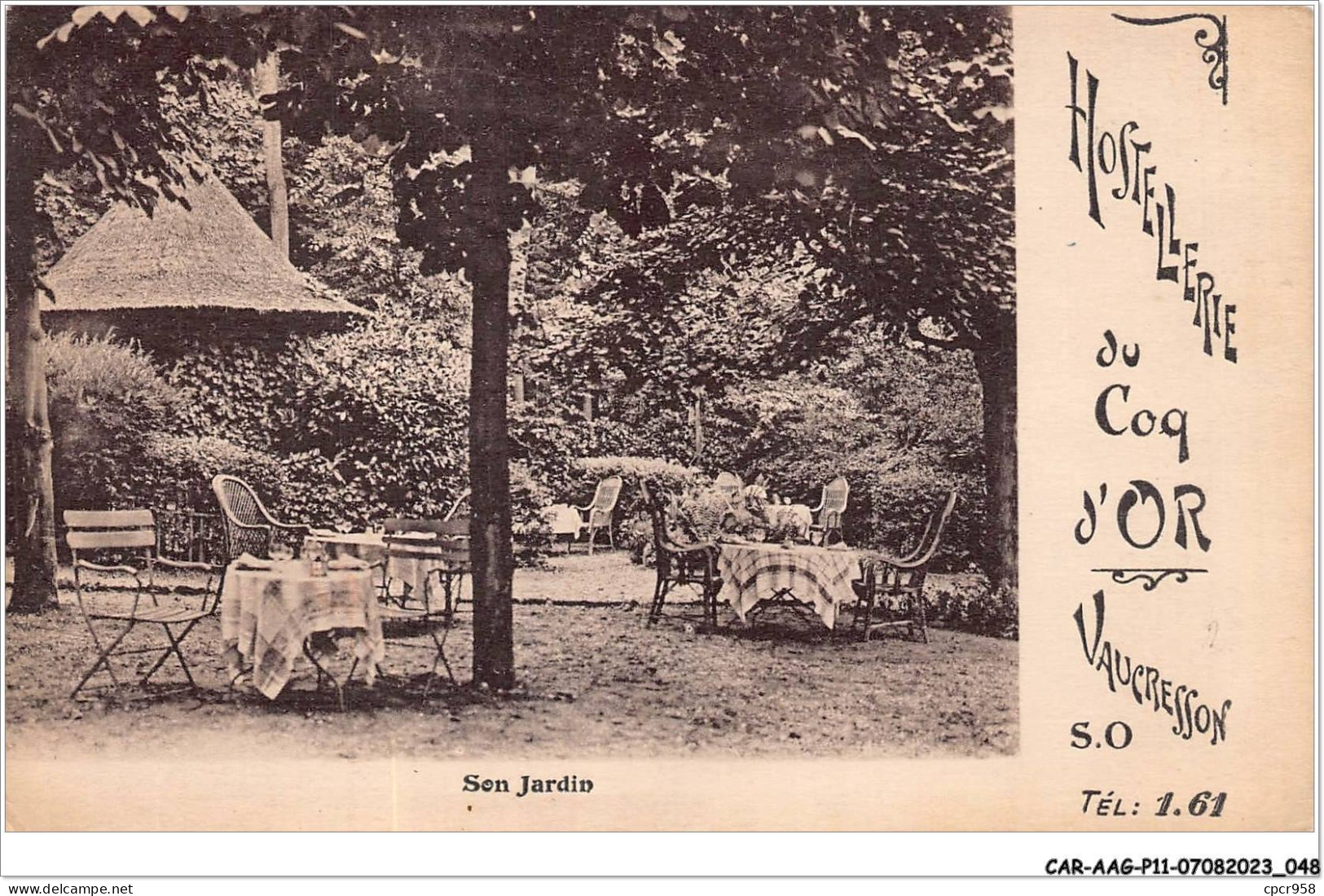 CAR-AAGP11-92-1021 - VAUCRESSON - Hostellerien Du Coq D'Or - Son Jardin - Vaucresson