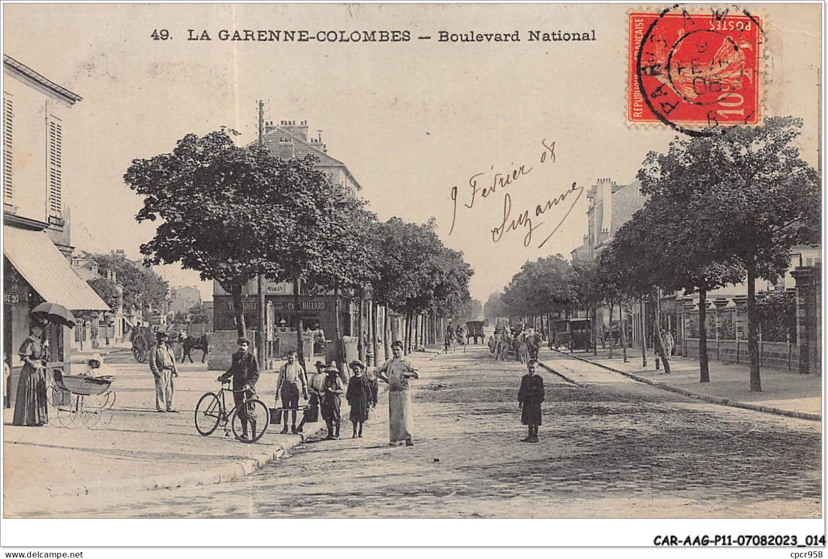 CAR-AAGP11-92-1004 - LA GARENNE-COLOMBES - Boulevard  National - La Garenne Colombes