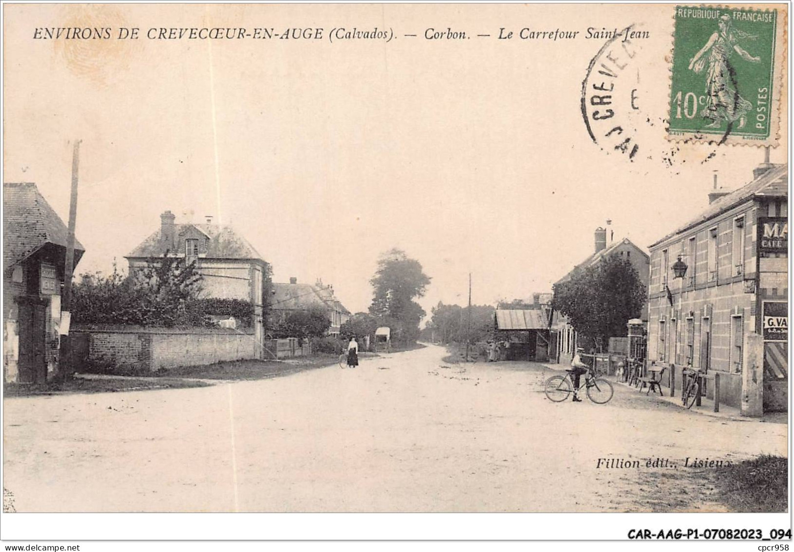 CAR-AAGP1-14-0048 - Env. De CREVECOEUR-EN-AUGE - CORBON - Le Carrefour Saint Jean  - Andere & Zonder Classificatie