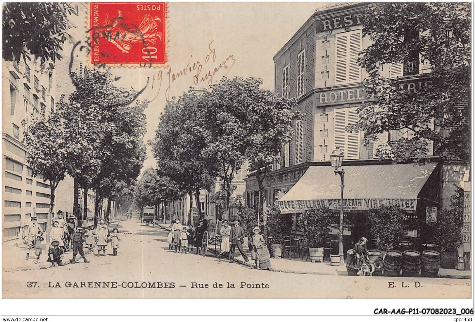 CAR-AAGP11-92-1000 - LA GARENNE-COLOMBES - Rue De La Pointe  - La Garenne Colombes