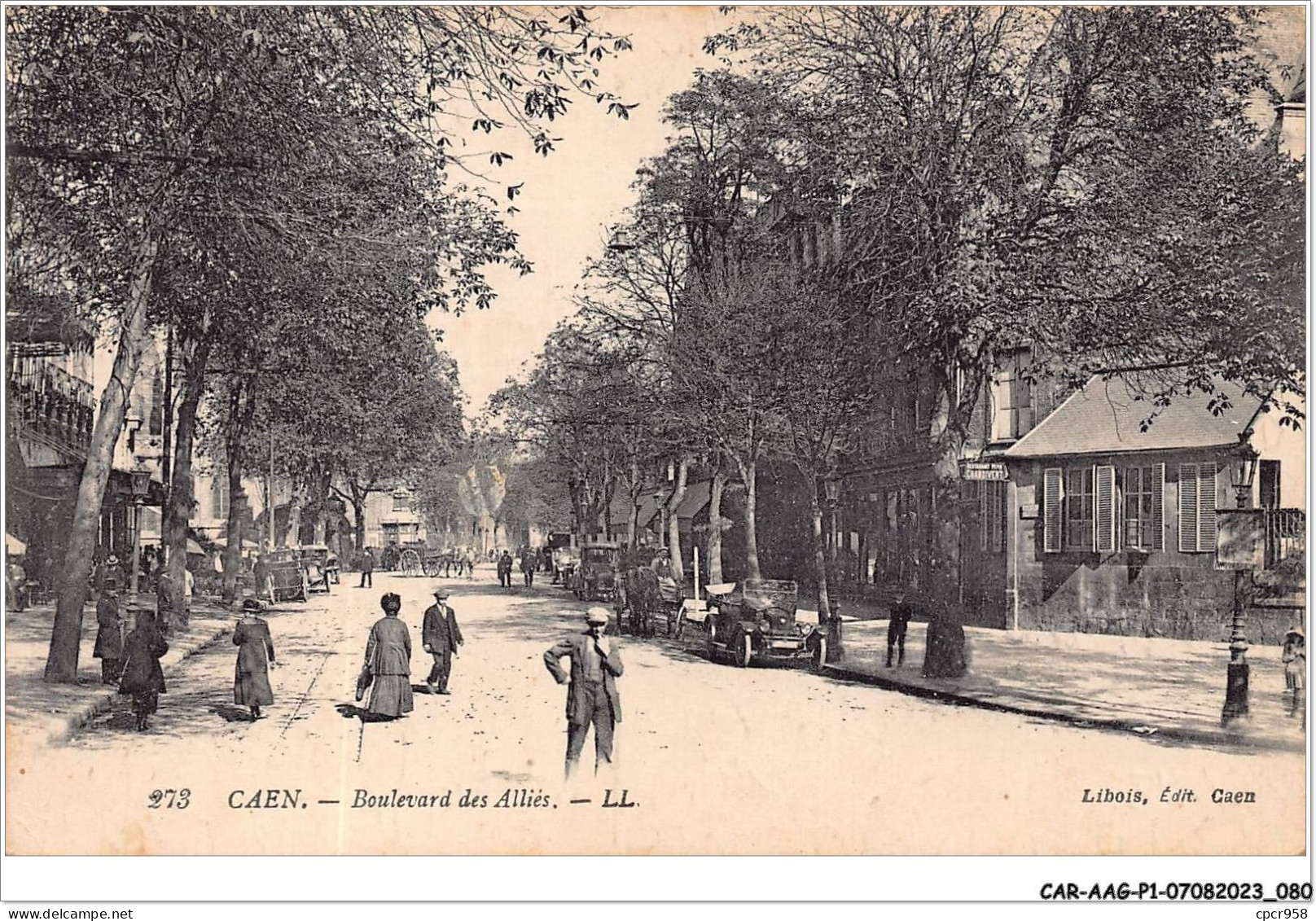 CAR-AAGP1-14-0041 - CAEN - Boulevard Des Alliés - Caen