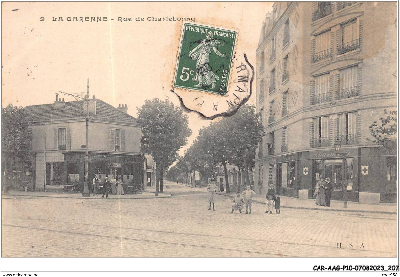 CAR-AAGP10-92-0996 - LA GARENNE - Rue De Charlebourg - La Garenne Colombes