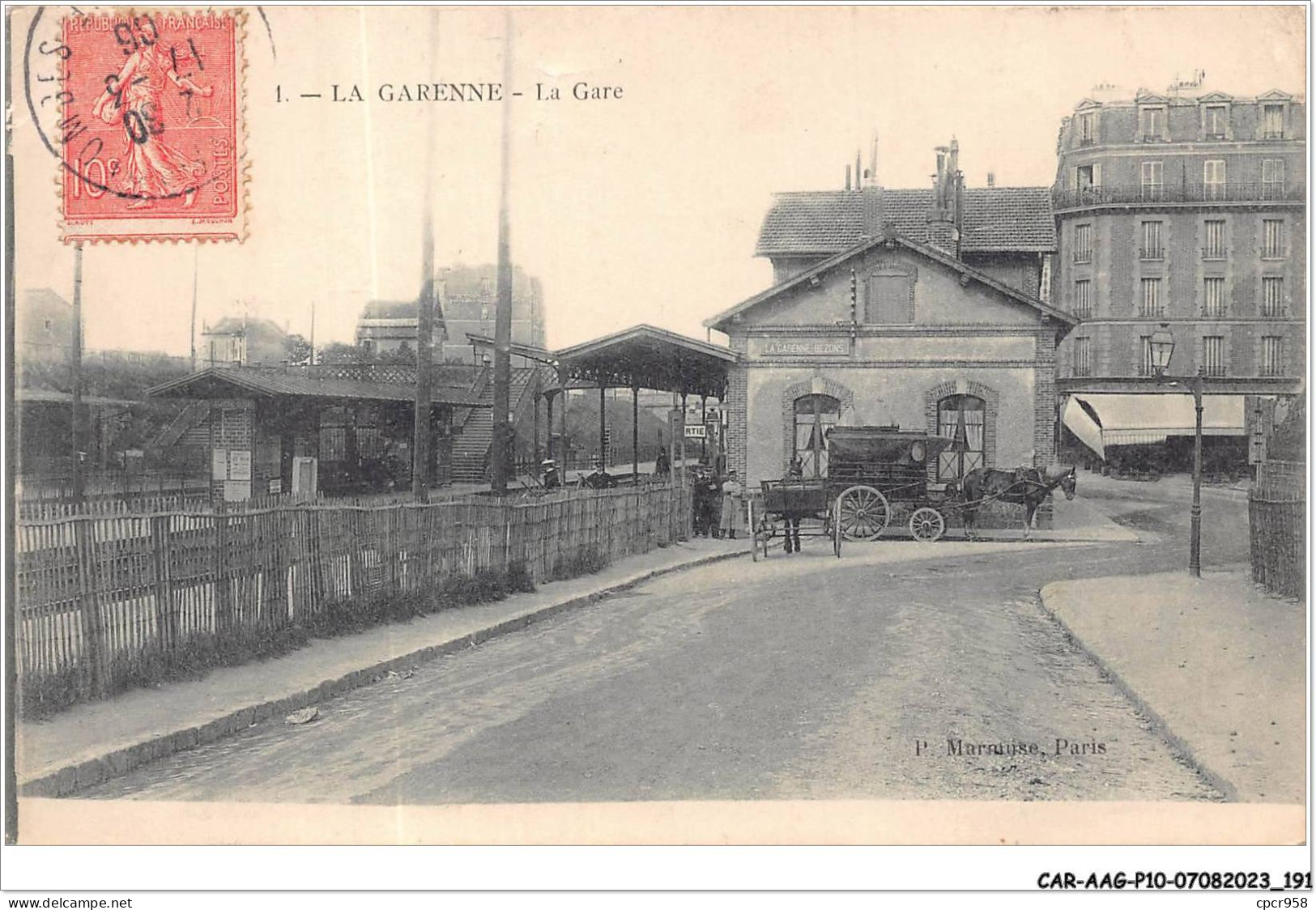 CAR-AAGP10-92-0988 - LA GARENNE - La Gare  - La Garenne Colombes