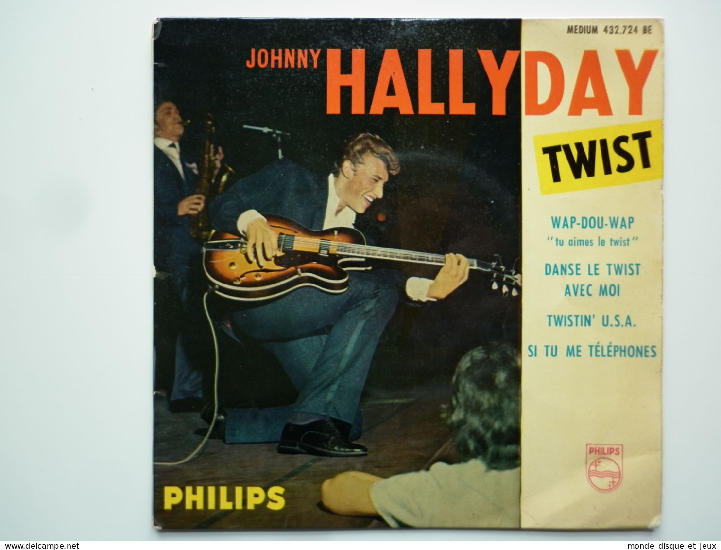 Johnny Hallyday 45Tours EP Vinyle Wap-Dou-Wap / Si Tu Me Téléphones - 45 Rpm - Maxi-Single