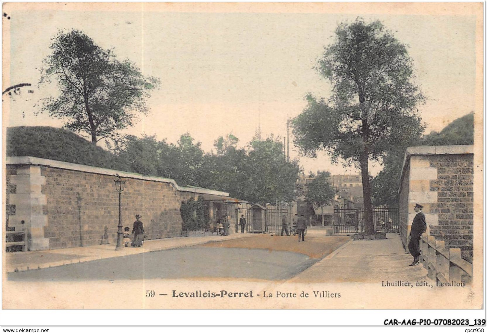 CAR-AAGP10-92-0962 - LEVALLOIS-PERRET - La Porte De Villiers  - Levallois Perret