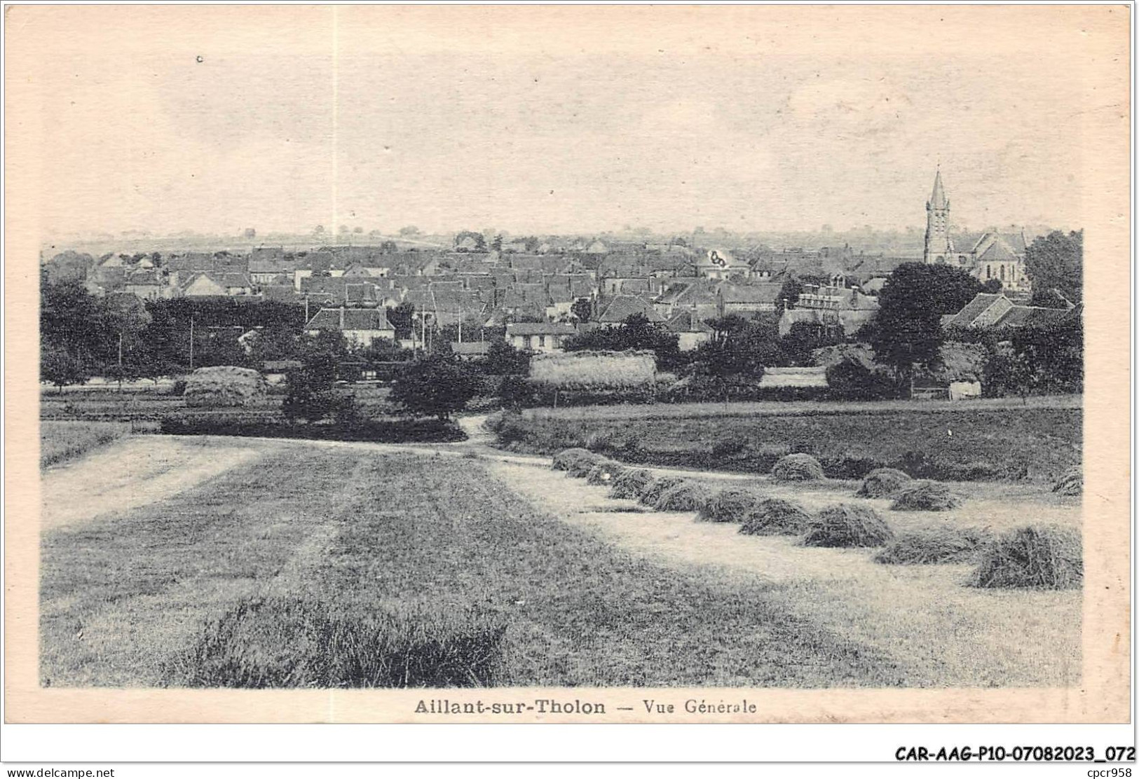 CAR-AAGP10-89-0928 - AILLANT-SUR-THOLON - Vue Générale  - Aillant Sur Tholon