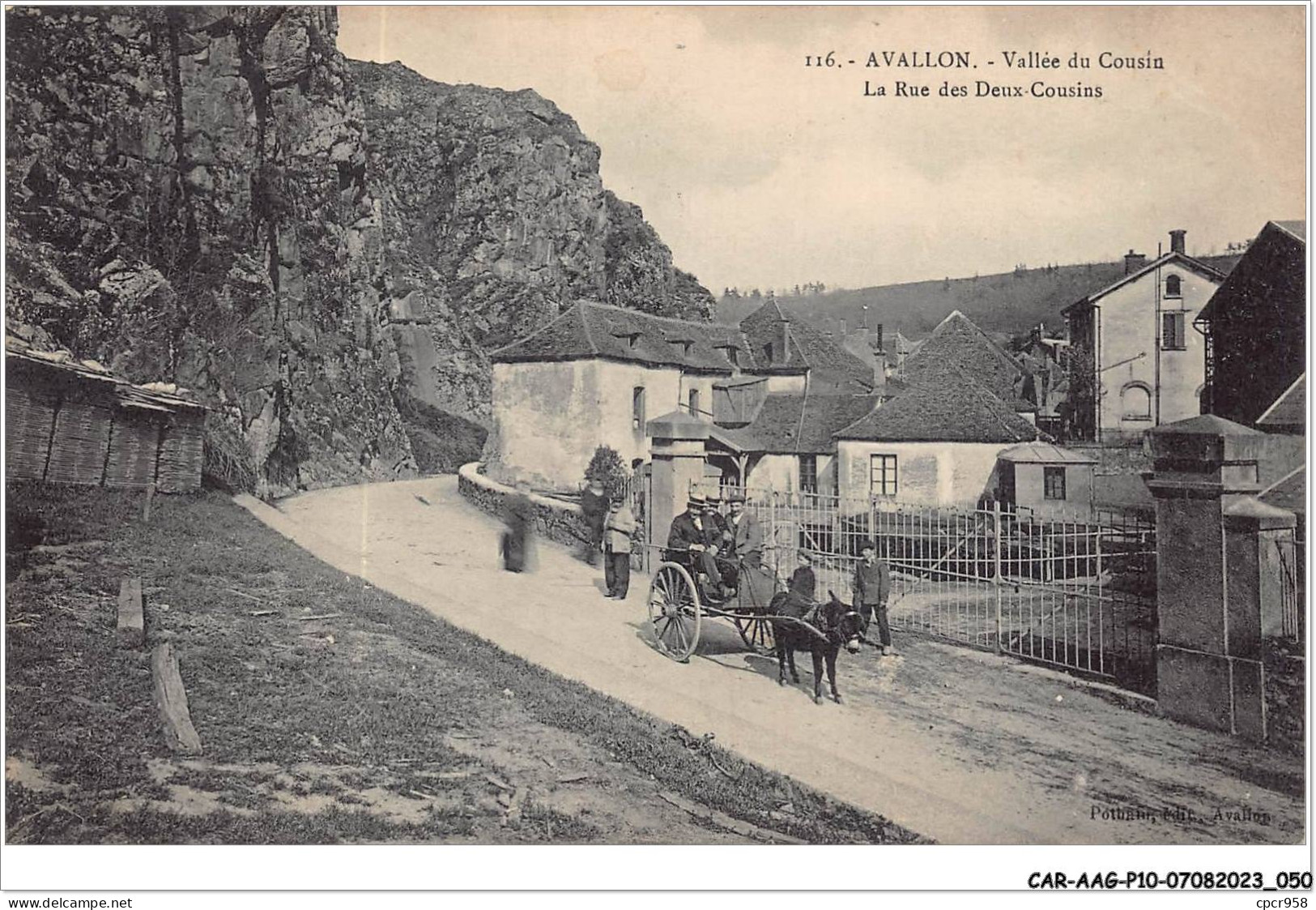 CAR-AAGP10-89-0917 - AVALLON - Vallée Du Cousin - La Rue Des Deux-Cousins - Avallon