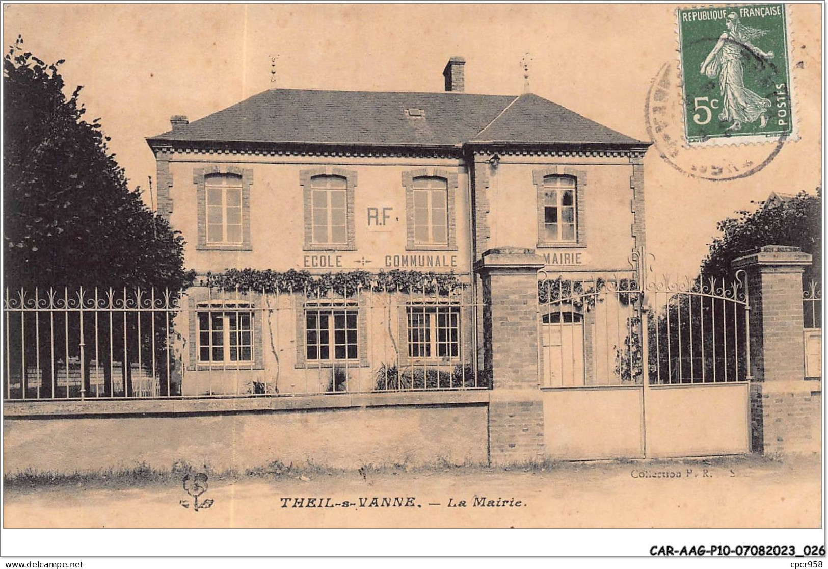 CAR-AAGP10-89-0905 - THEIL-SUR-VANNE - La Mairie  - Sonstige & Ohne Zuordnung