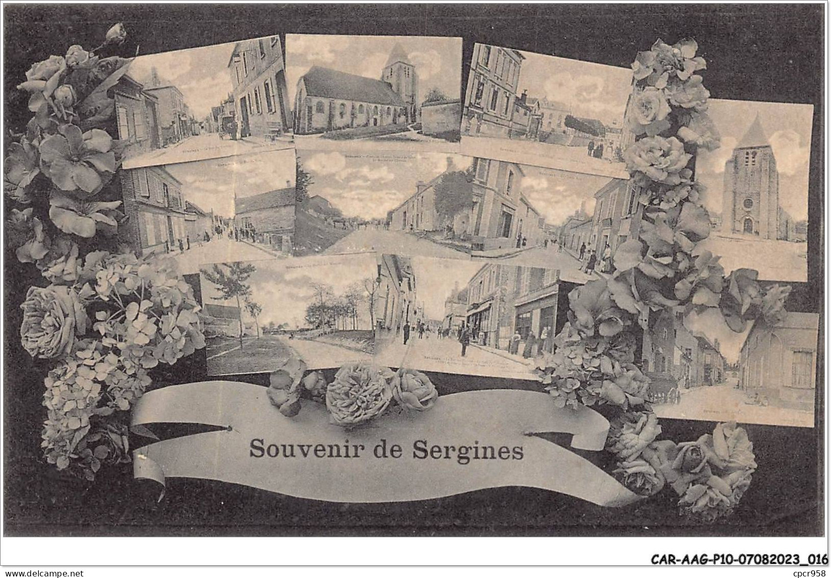 CAR-AAGP10-89-0900 - Souvenir De SERGINES - Multi-vues - Sergines