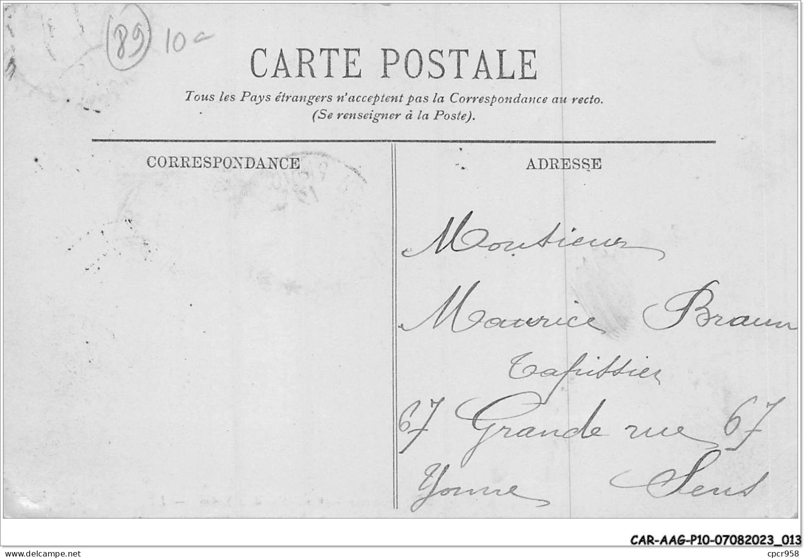 CAR-AAGP10-89-0898 - SAINT-MAURICE - Coté Rue De L'Yvonne - Autres & Non Classés