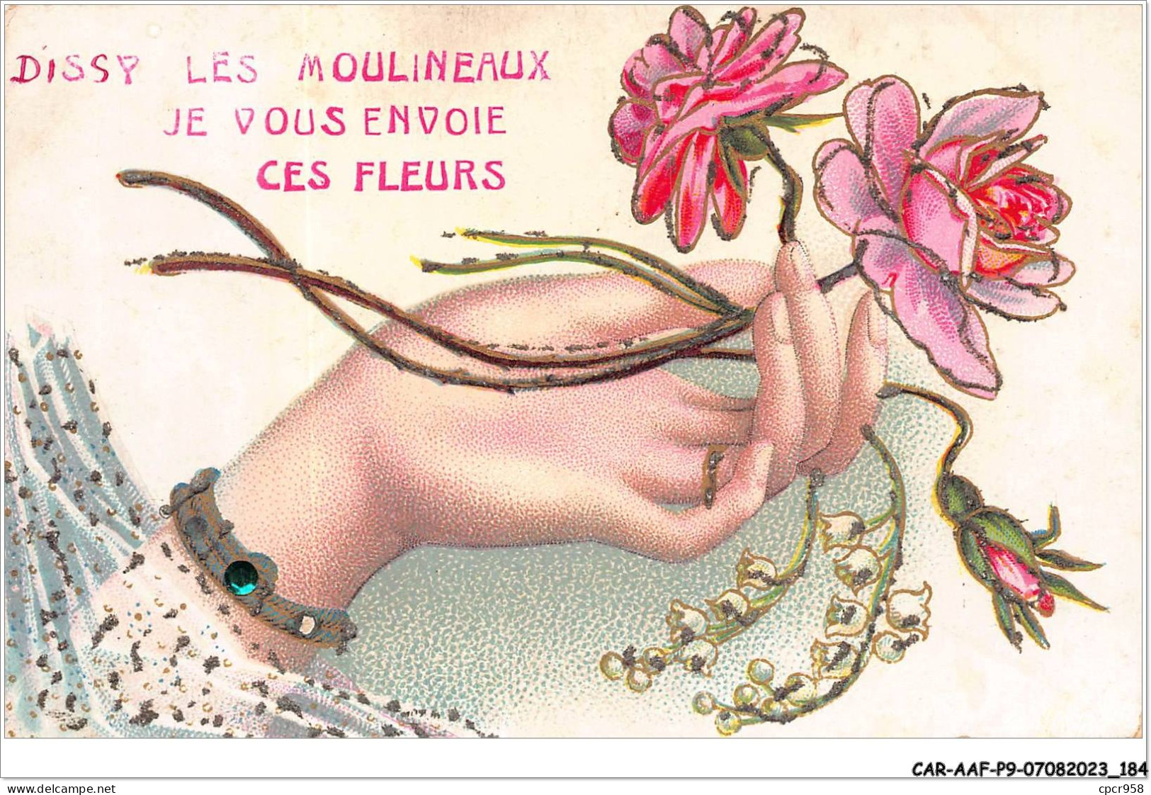 CAR-AAFP9-92-0847 - D'ISSY LES MOULINEAUX Je Vous Envoie Ces Fleurs - Issy Les Moulineaux
