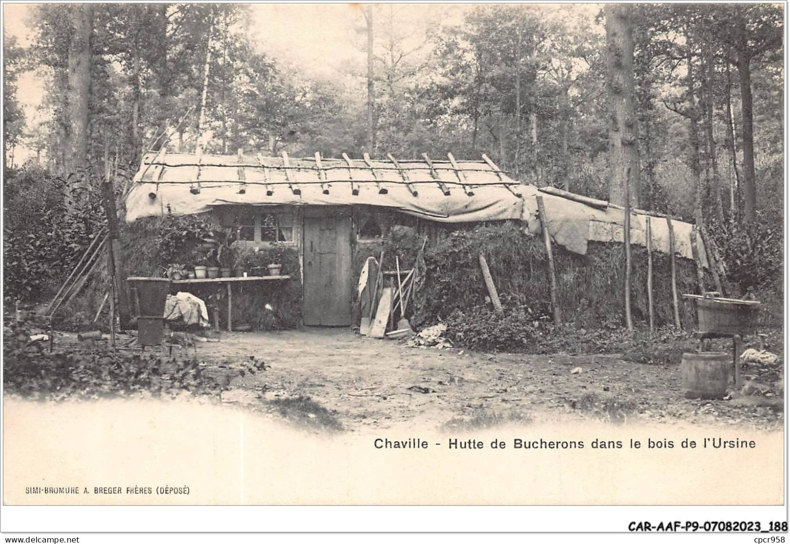 CAR-AAFP9-92-0849 - CHAVILLE - Hutte De Bucherons Dans Le Bois De L'ursine - Chaville