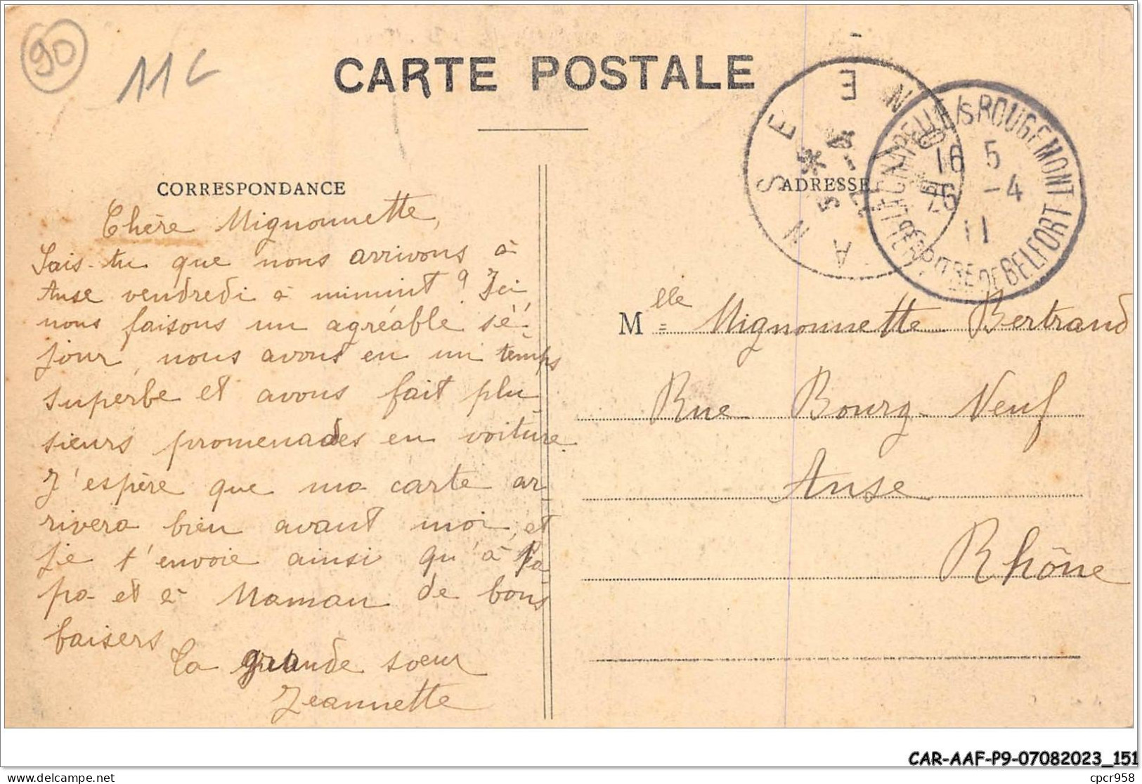 CAR-AAFP9-90-0830 - LA CHAPELLE-SOUS-ROUGEMONT - Vue Partielle - Other & Unclassified