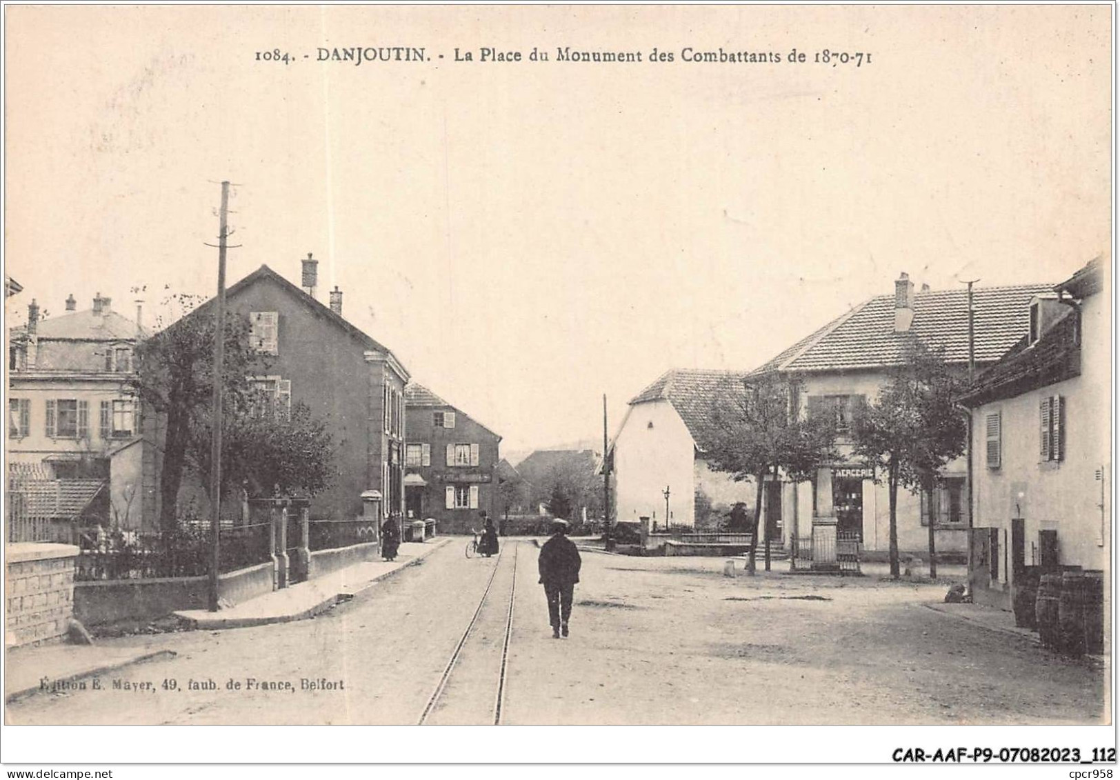 CAR-AAFP9-90-0811 - DANJOUTIN - La Place Du Monument Des Combattants De 1870-71 - Belfort - Città
