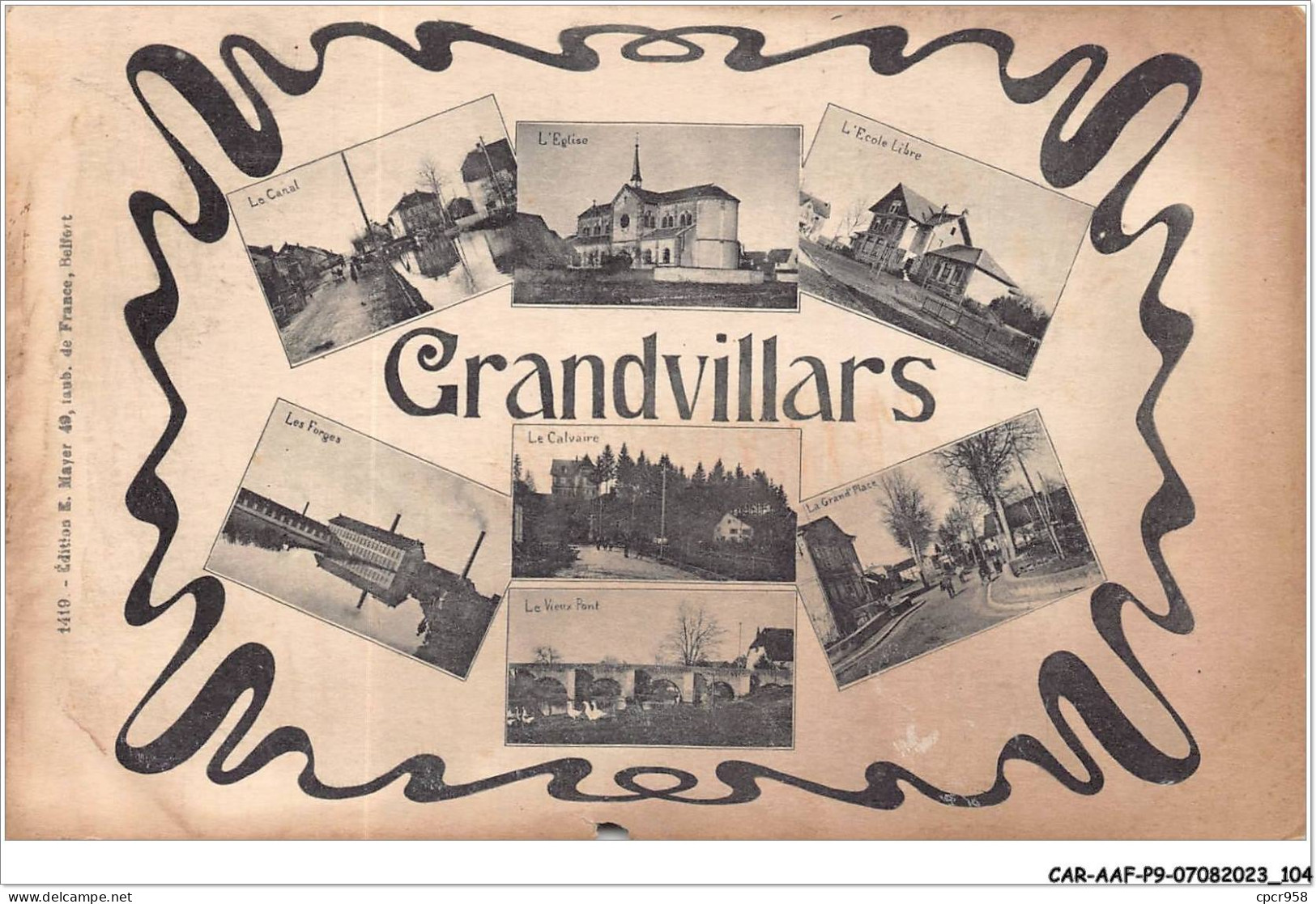 CAR-AAFP9-90-0807 - GRANDVILLARS - Multi-vues - Grandvillars