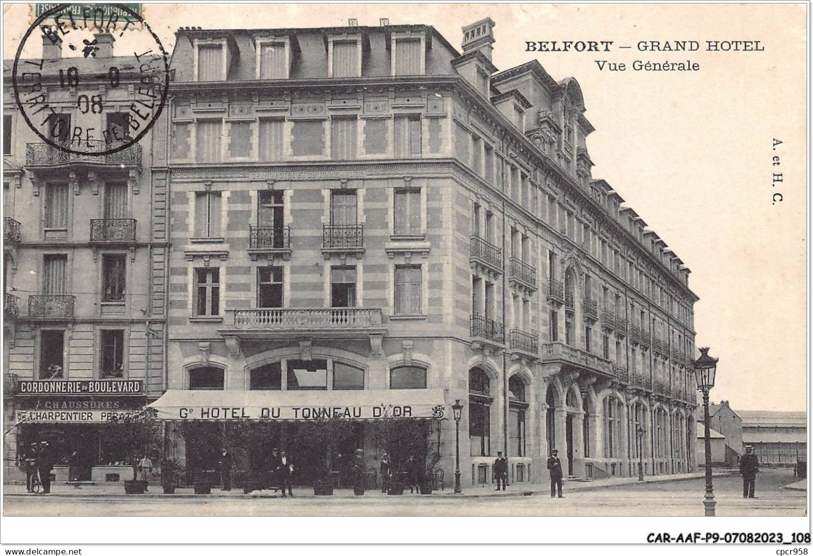 CAR-AAFP9-90-0809 - BELFORT - Grand Hôtel - Vue Générale - Belfort - Città
