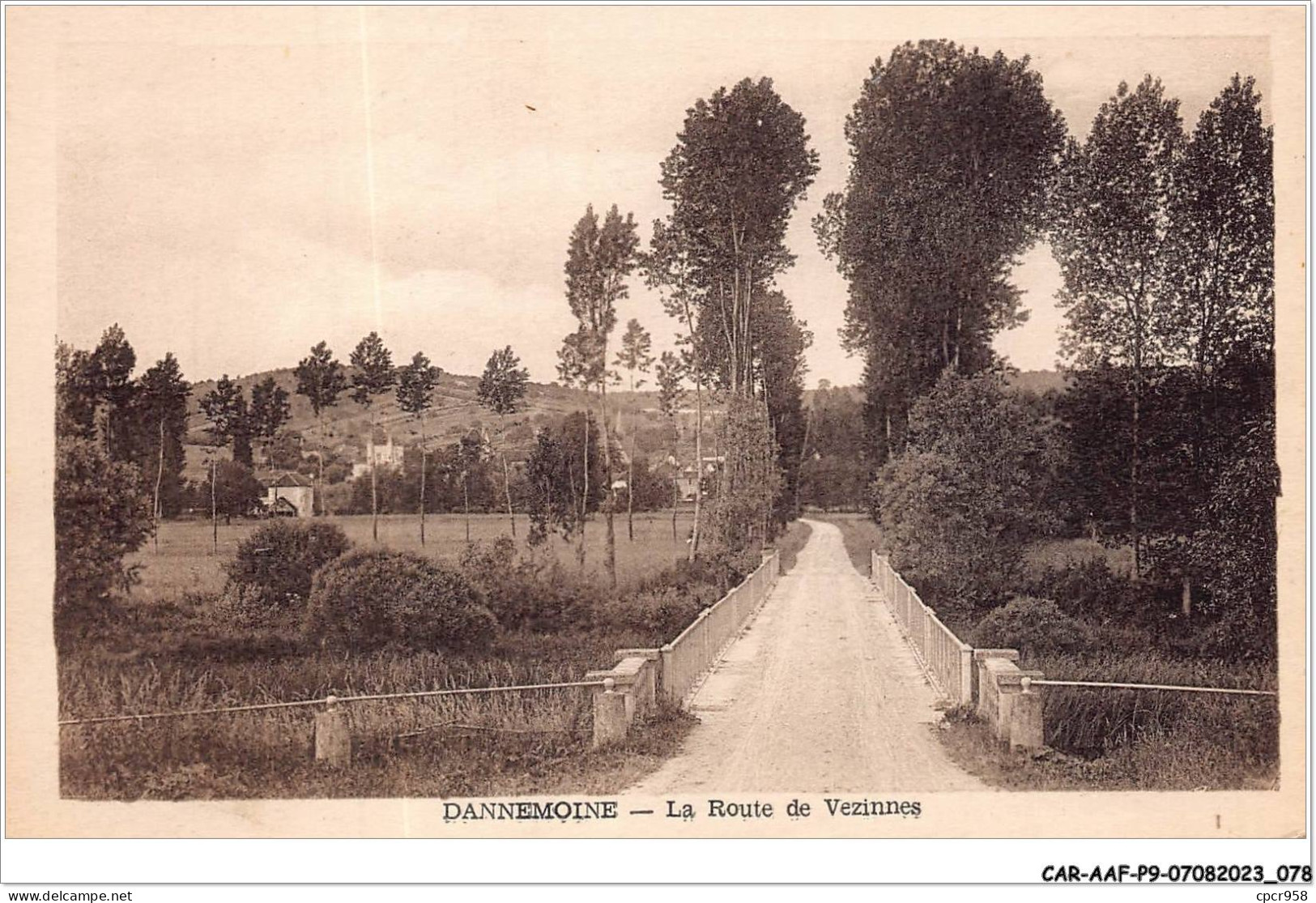 CAR-AAFP9-89-0794 - DANNEMOINE - La Route De Vezinnes - Other & Unclassified