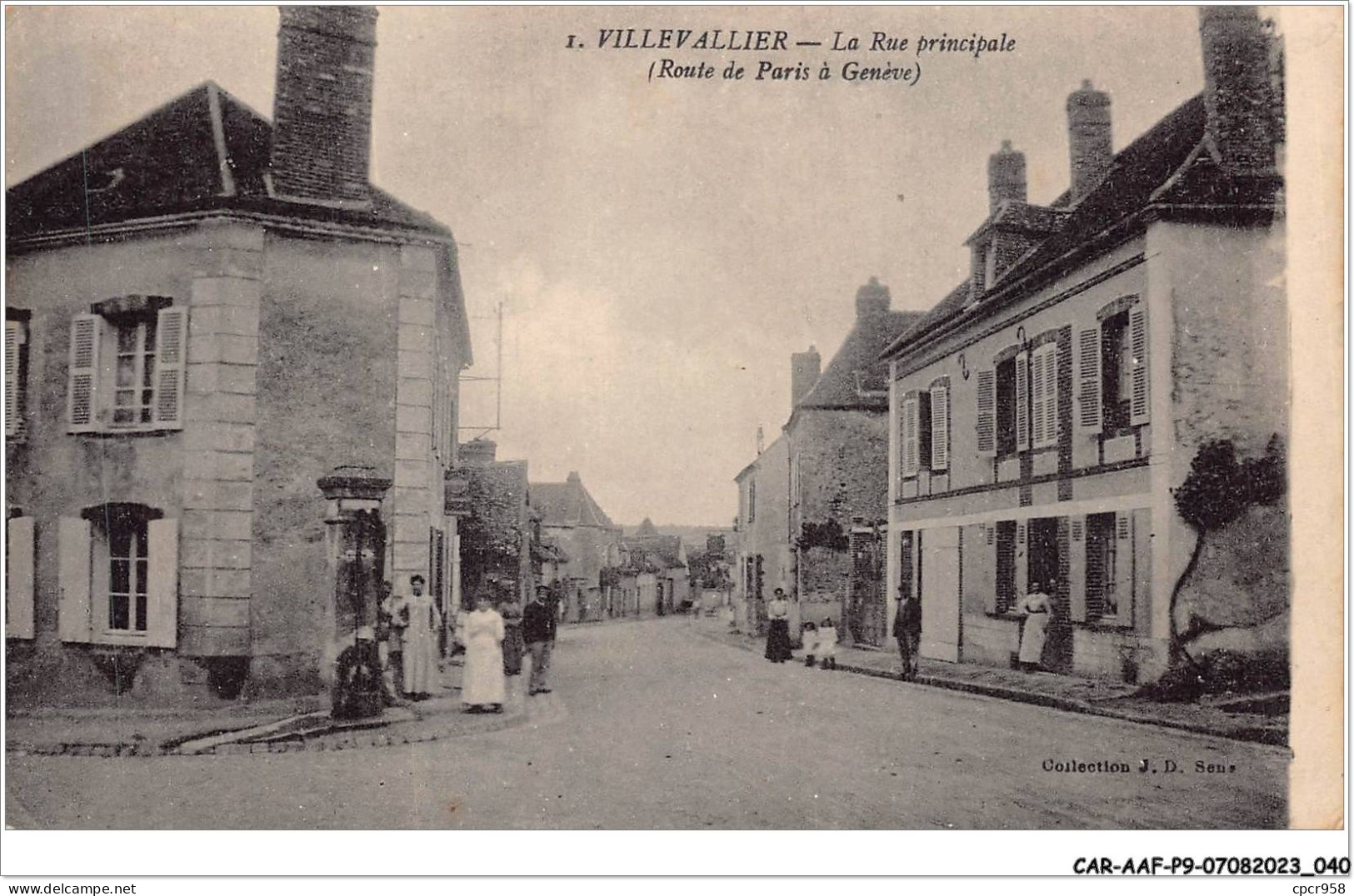 CAR-AAFP9-89-0775 - VILLEVALLIER - La Rue Principale - Other & Unclassified