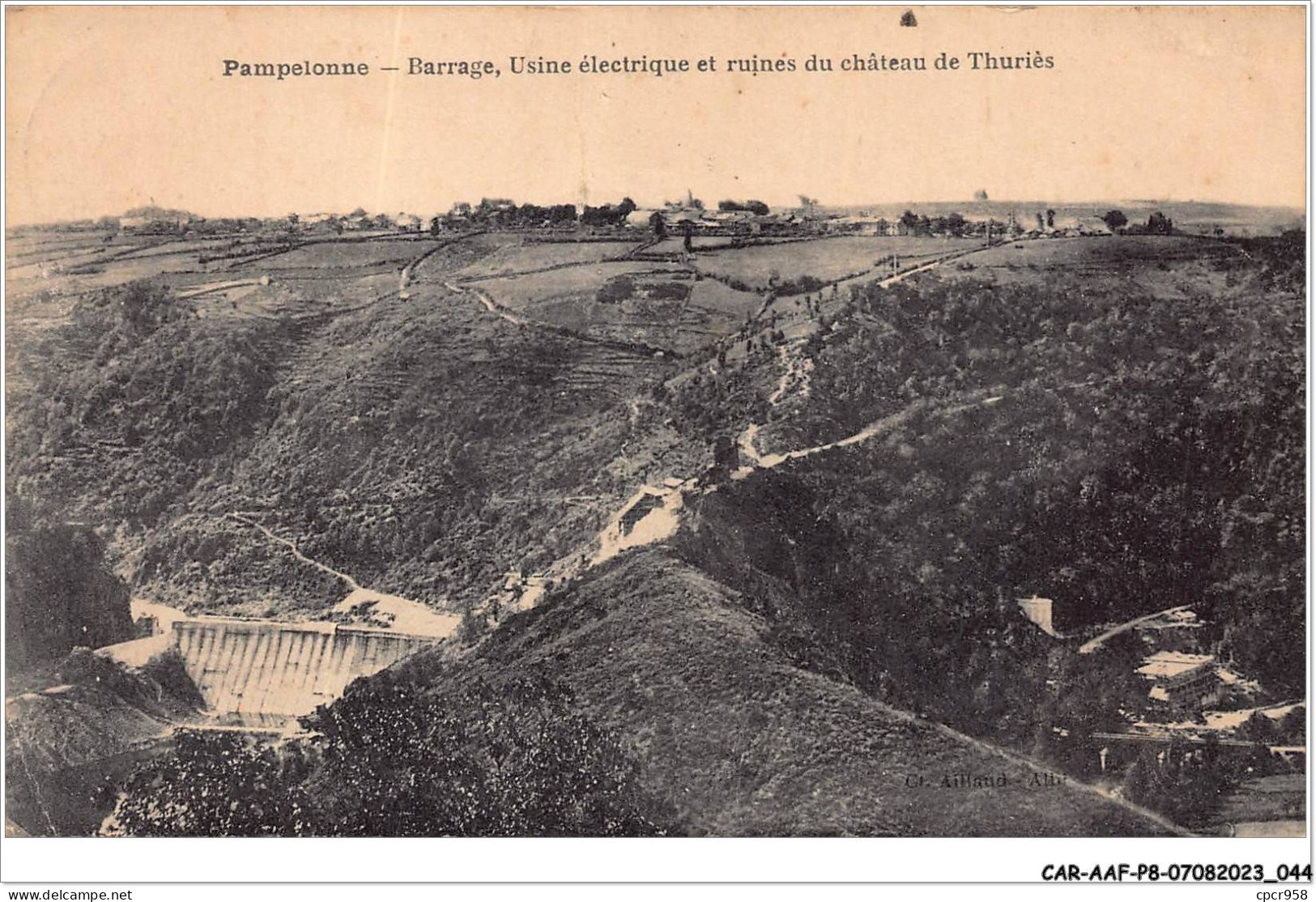 CAR-AAFP8-81-0682 - PAMPELONNE - Barrage - Usine électrique Et Ruines Du Château De Thuriès - Pampelonne