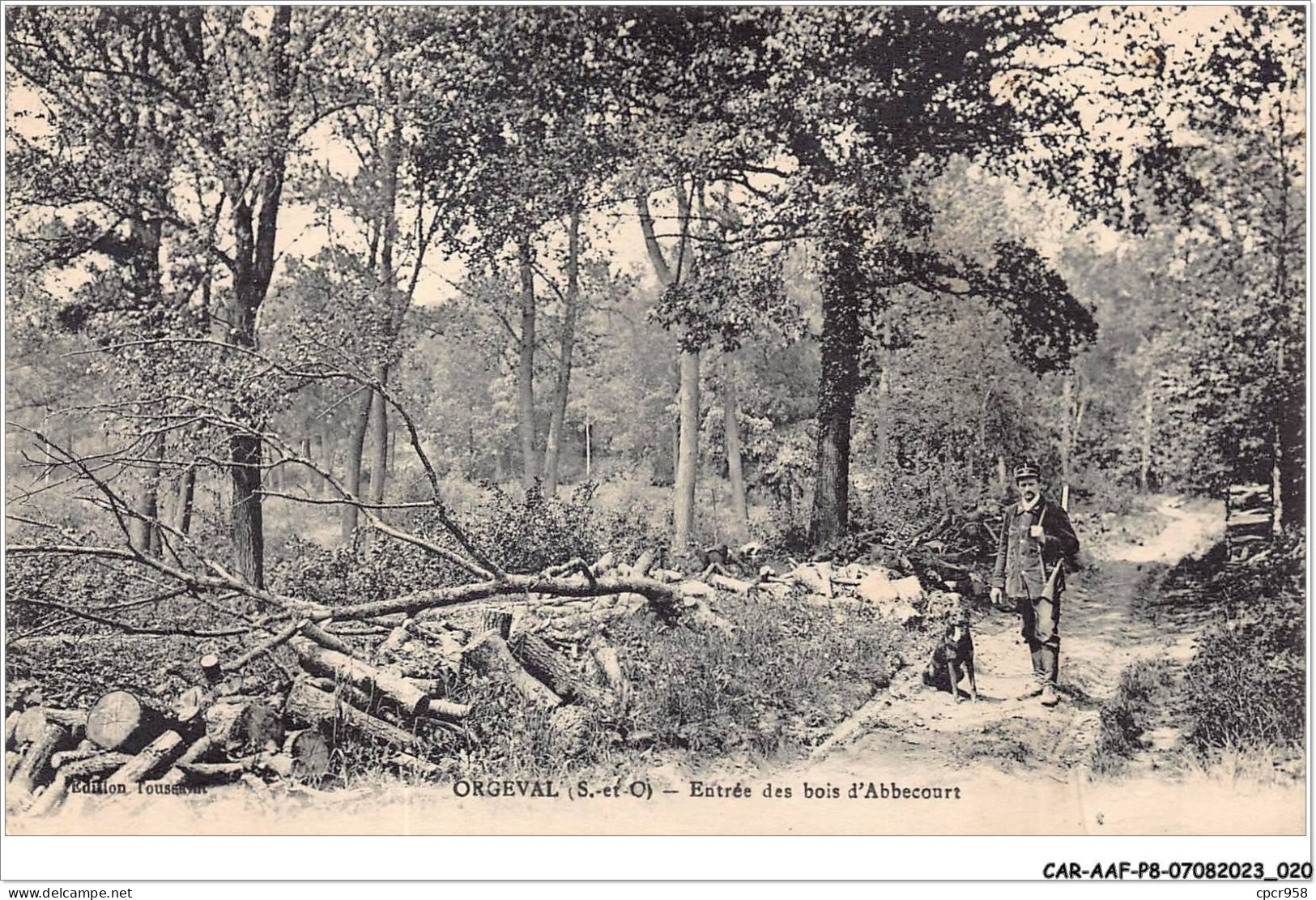 CAR-AAFP8-78-0670 - ORGEVAL - Entrée Des Bois D'abbecourt - Chasse - Orgeval