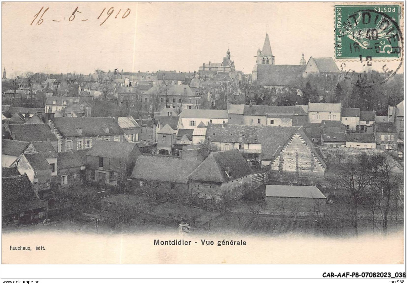 CAR-AAFP8-80-0679 - MONTDIDIER - Vue Générale  - Montdidier