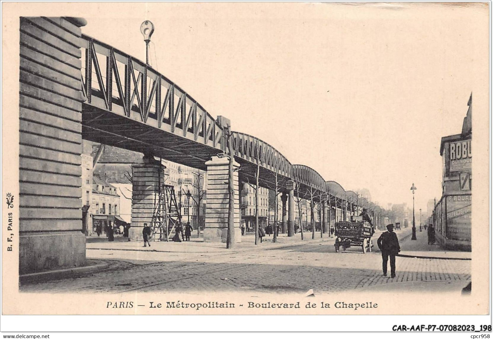 CAR-AAFP7-75-0656 - PARIS XVIII - Le Métropolitain - Boulevard De La Chapelle - District 18