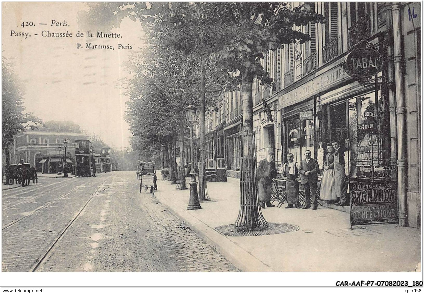 CAR-AAFP7-75-0647 - PARIS XVI - Chaussée De La Muette  - Arrondissement: 16