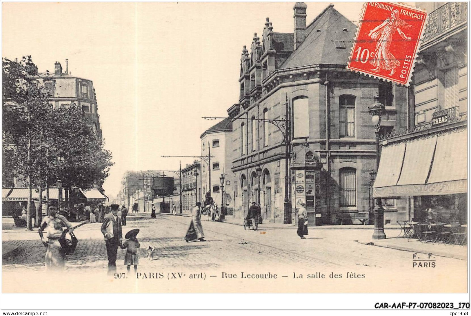 CAR-AAFP7-75-0642 - PARIS XV - Rue Lecourbe - La Salle Des Fêtes - Paris (15)