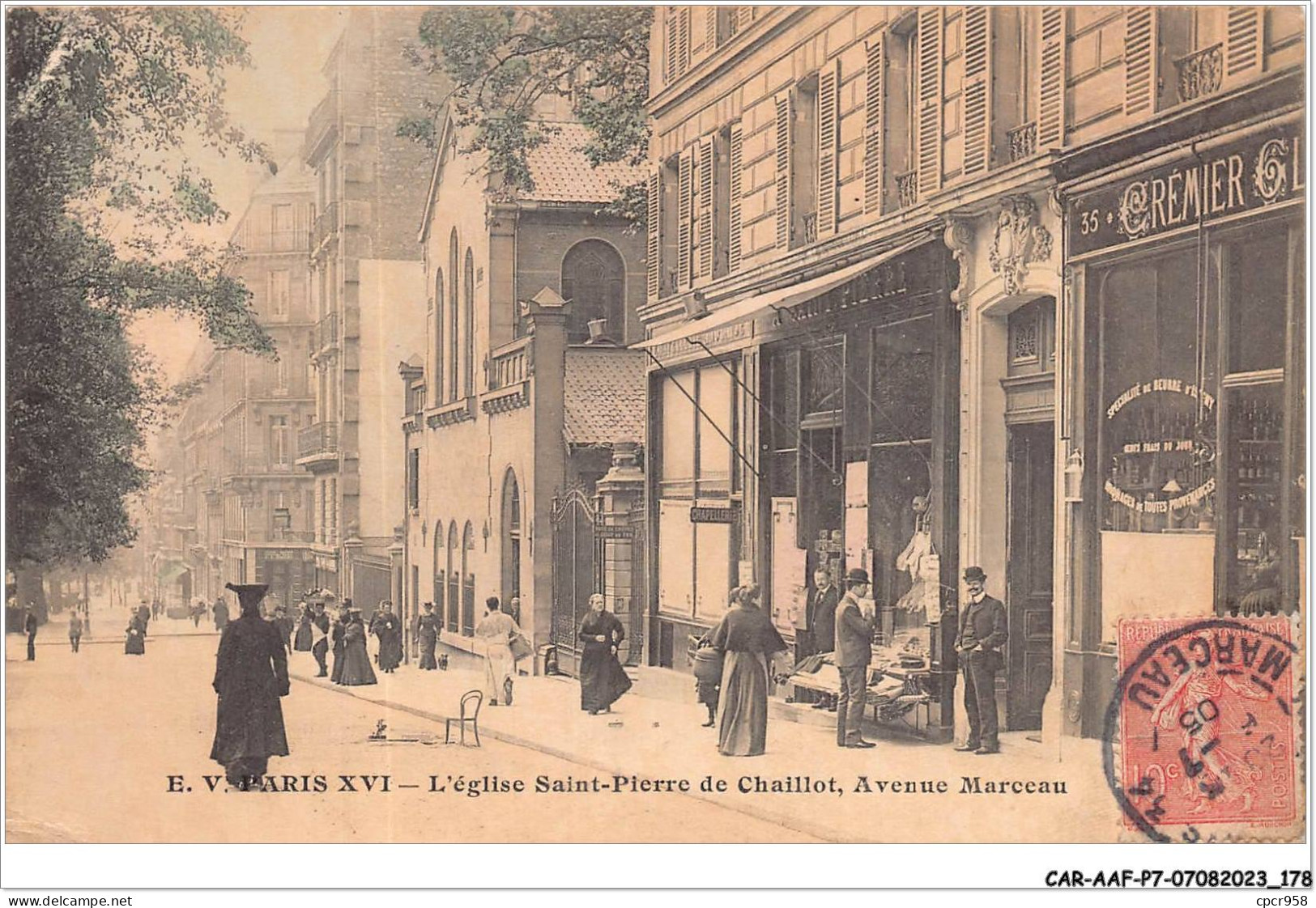 CAR-AAFP7-75-0646 - PARIS XVI - L'église Saint-pierre De Chaillot - Avenue Marceau - Cremier - District 16