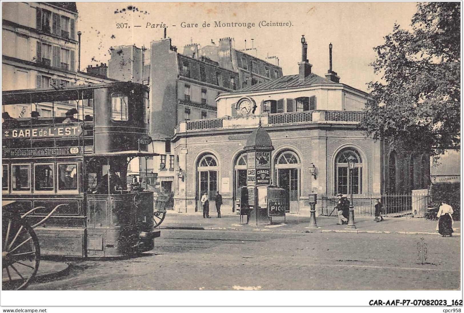 CAR-AAFP7-75-0638 - PARIS XIV - Gare De Montrouge - Tramway - District 14