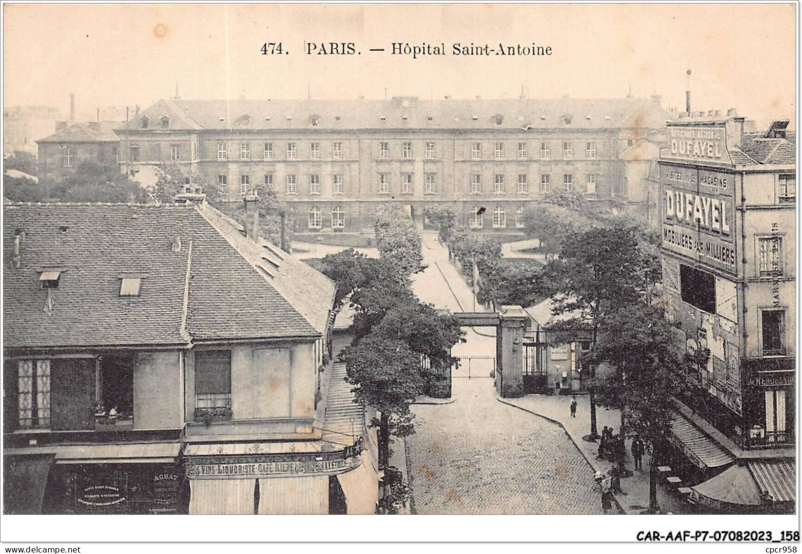 CAR-AAFP7-75-0636 - PARIS XII - Hôpital Saint-antoine - Arrondissement: 12