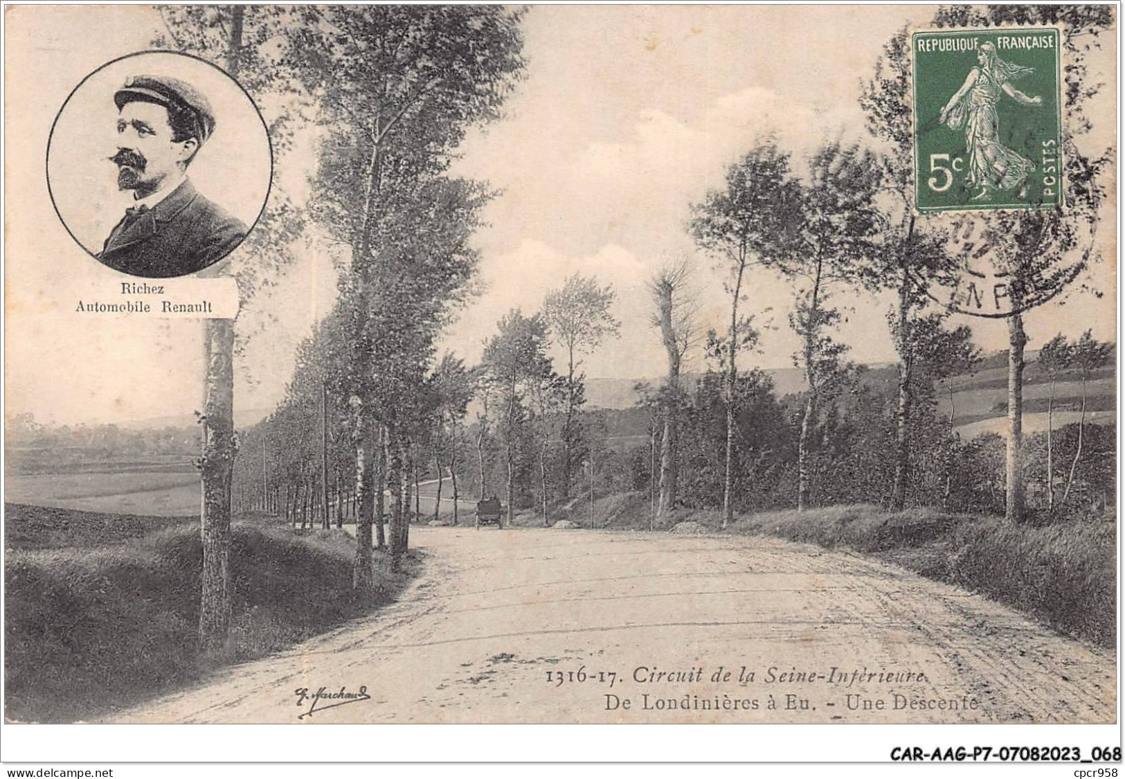 CAR-AAGP7-76-0605 - CIRCUIT DE LA SEINE-INFERIEURE - De LONDONIERE à Eu - Une Descente  - Other & Unclassified