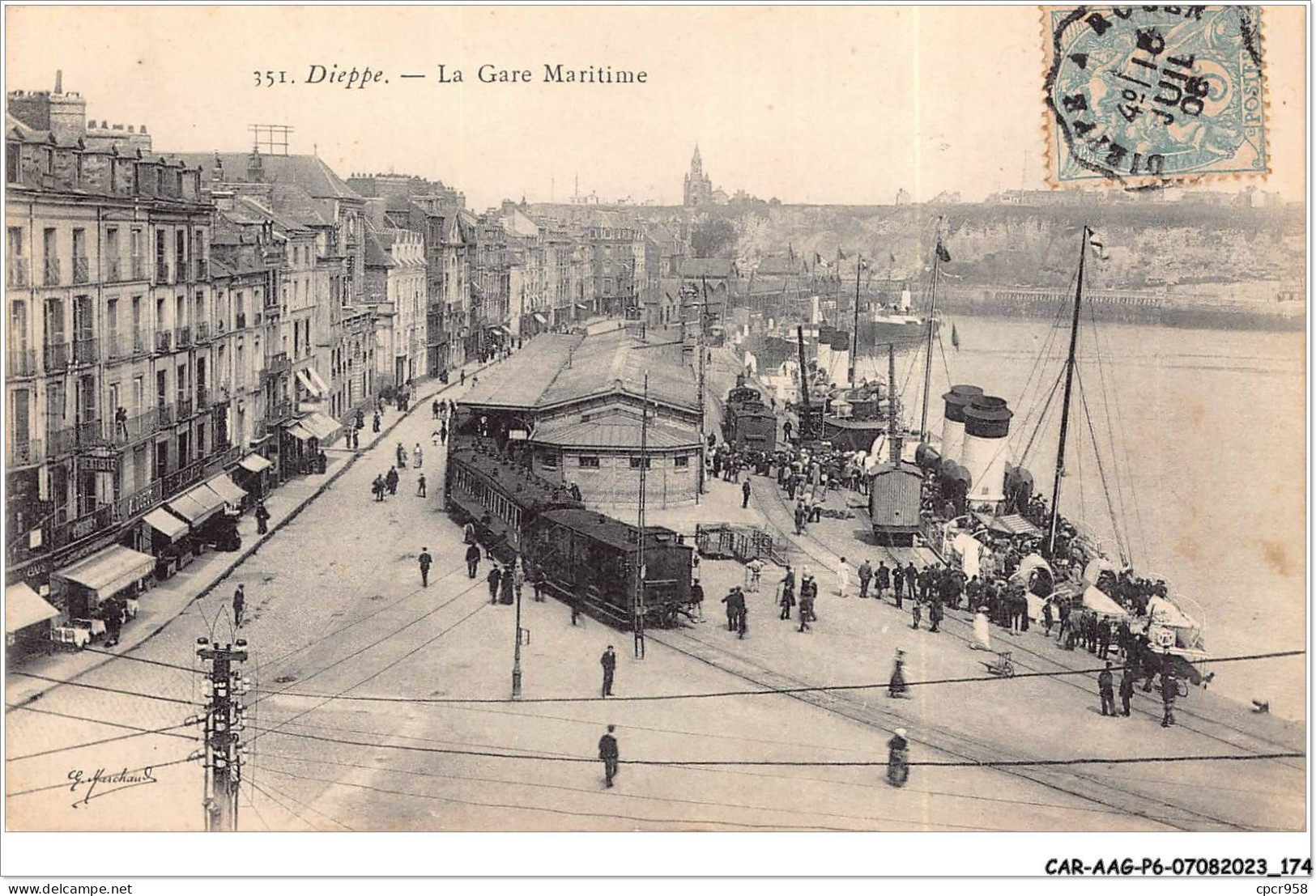 CAR-AAGP6-76-0570 - DIEPPE - La Gare Maritime - Dieppe - Dieppe