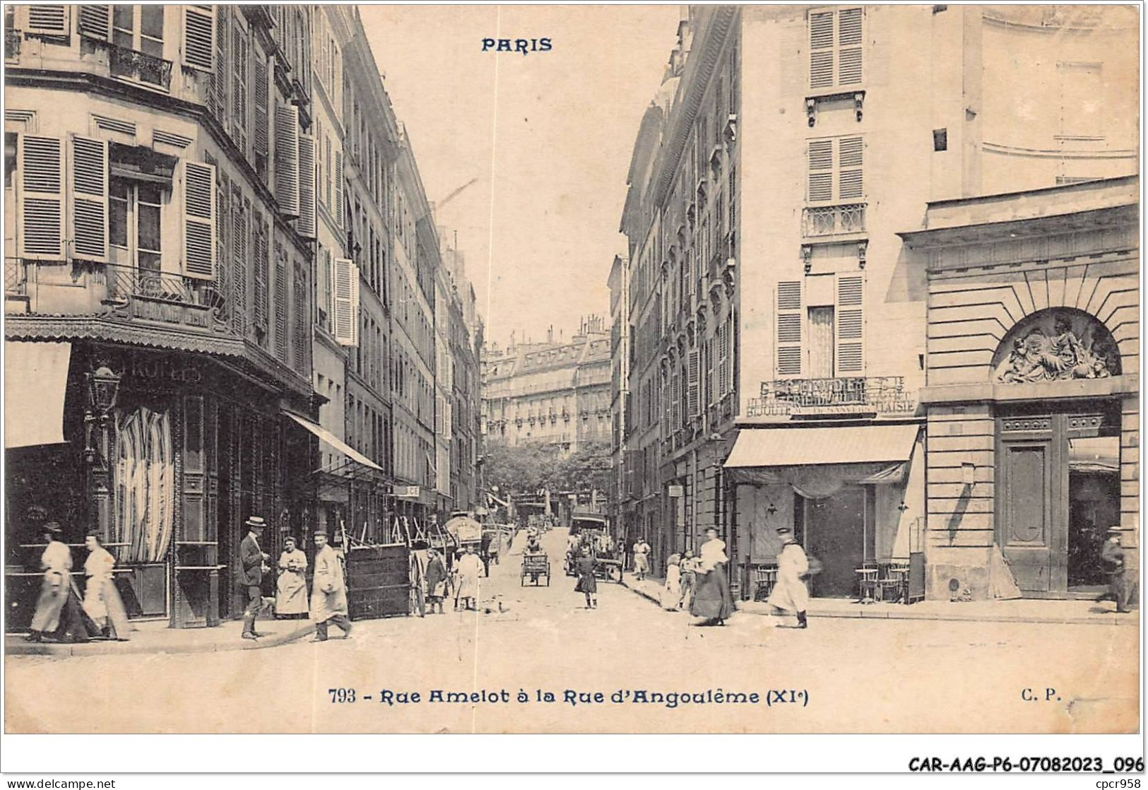 CAR-AAGP6-75-0531 - PARIS XIV - Rue Amelot à La Rue D'Angouleme - Carte Vendue En L'etat - Paris (14)