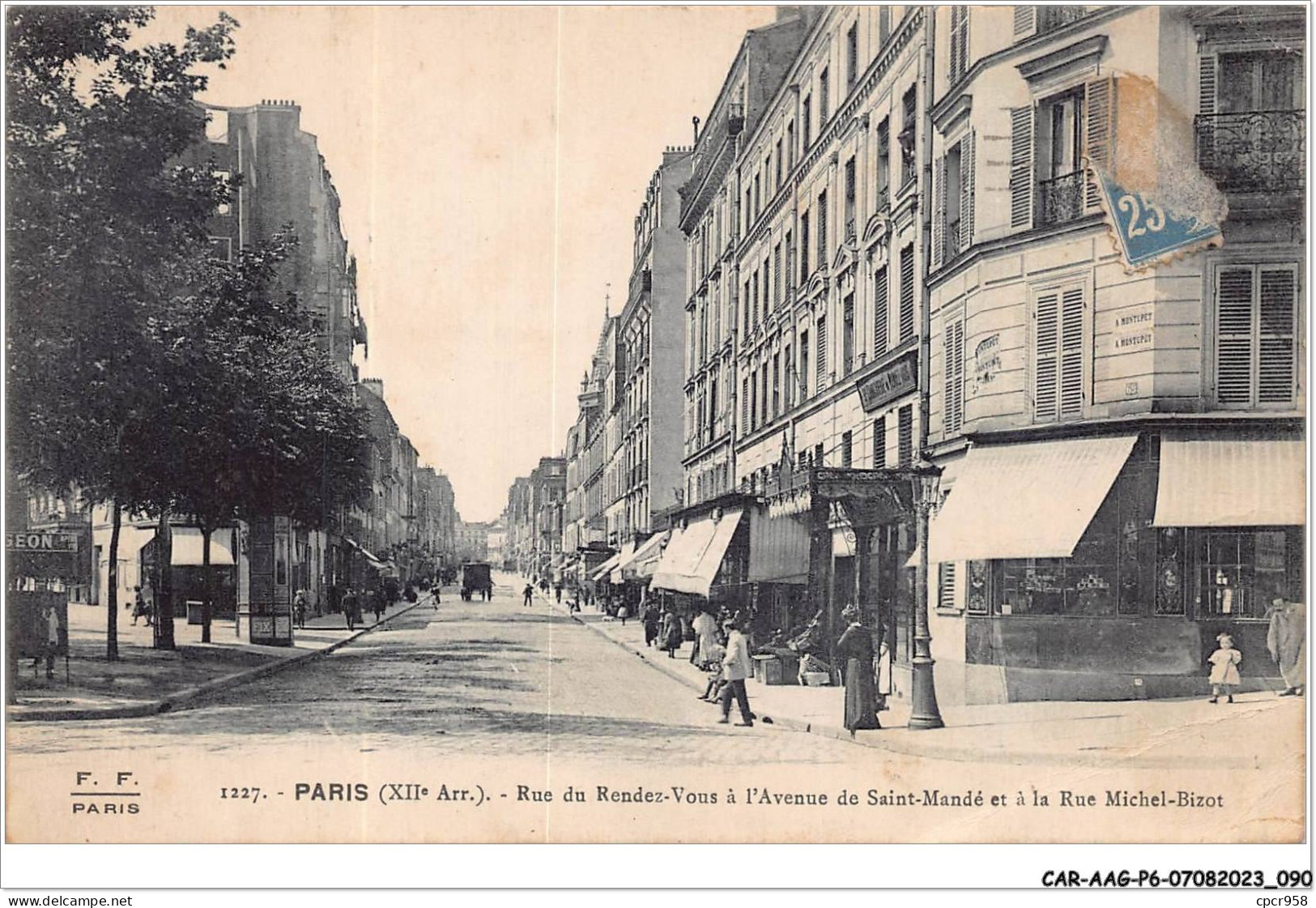 CAR-AAGP6-75-0528 - PARIS XII - Rue Du Rendez Vous à L'avenue De Saint Mandé Et à La Rue Michel-Bizot  - Distretto: 12
