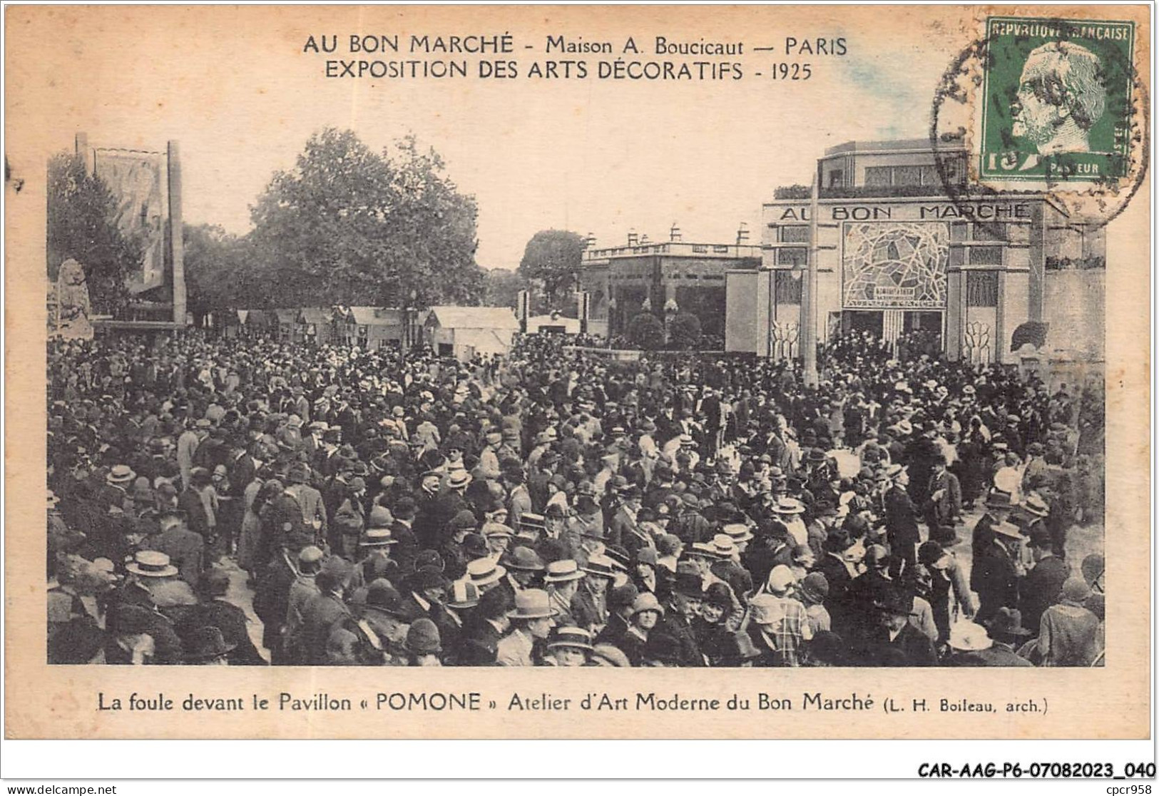 CAR-AAGP6-75-0503 - PARIS - Exposition Des Arts Decoratifs 1925 - Au Bon Marché, Maison A. Boucicaut - Sonstige & Ohne Zuordnung