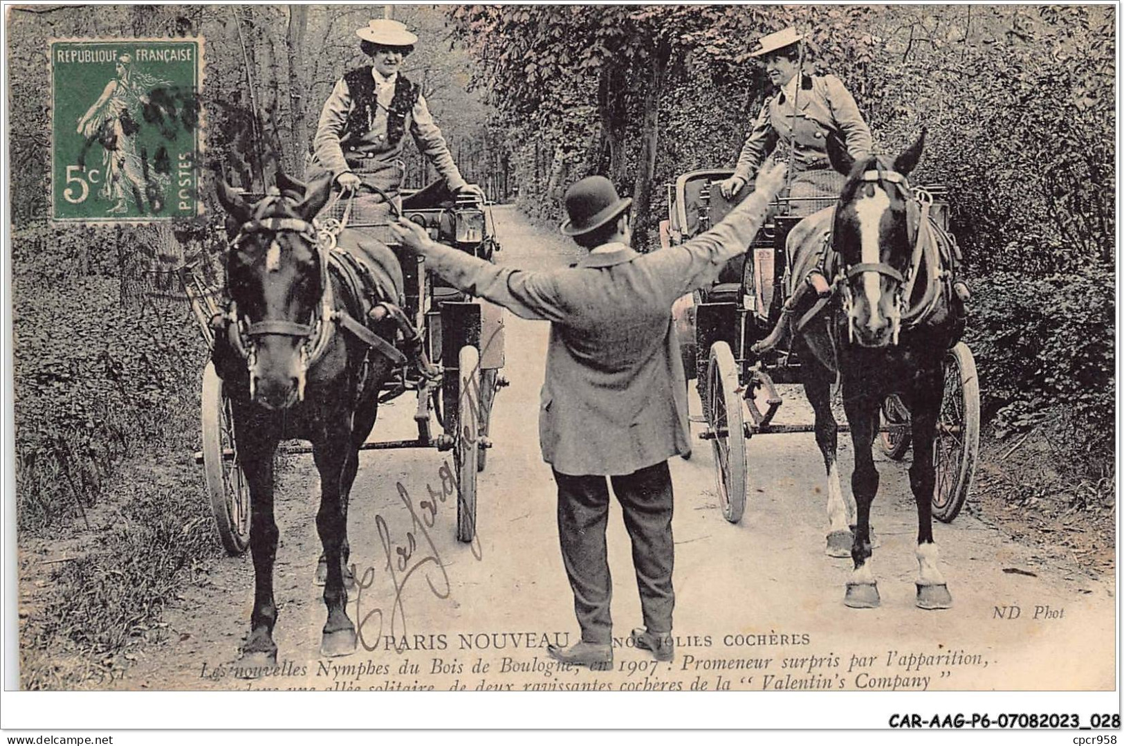 CAR-AAGP6-75-0497 - PARIS - Nos Jolies Cocheres - Sonstige & Ohne Zuordnung