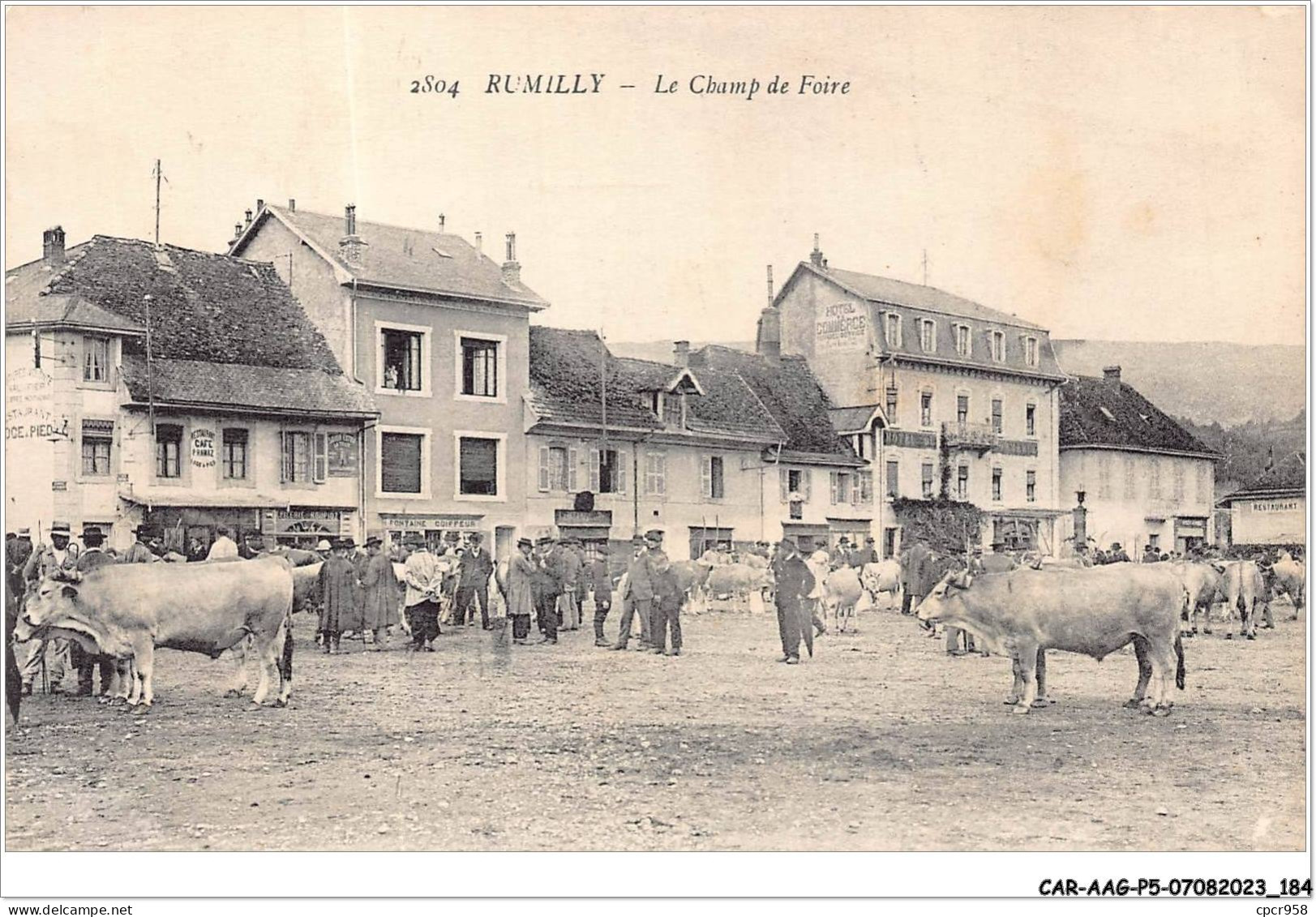 CAR-AAGP5-74-0474 - RUMILLY - Le Champ De Foire  - Rumilly