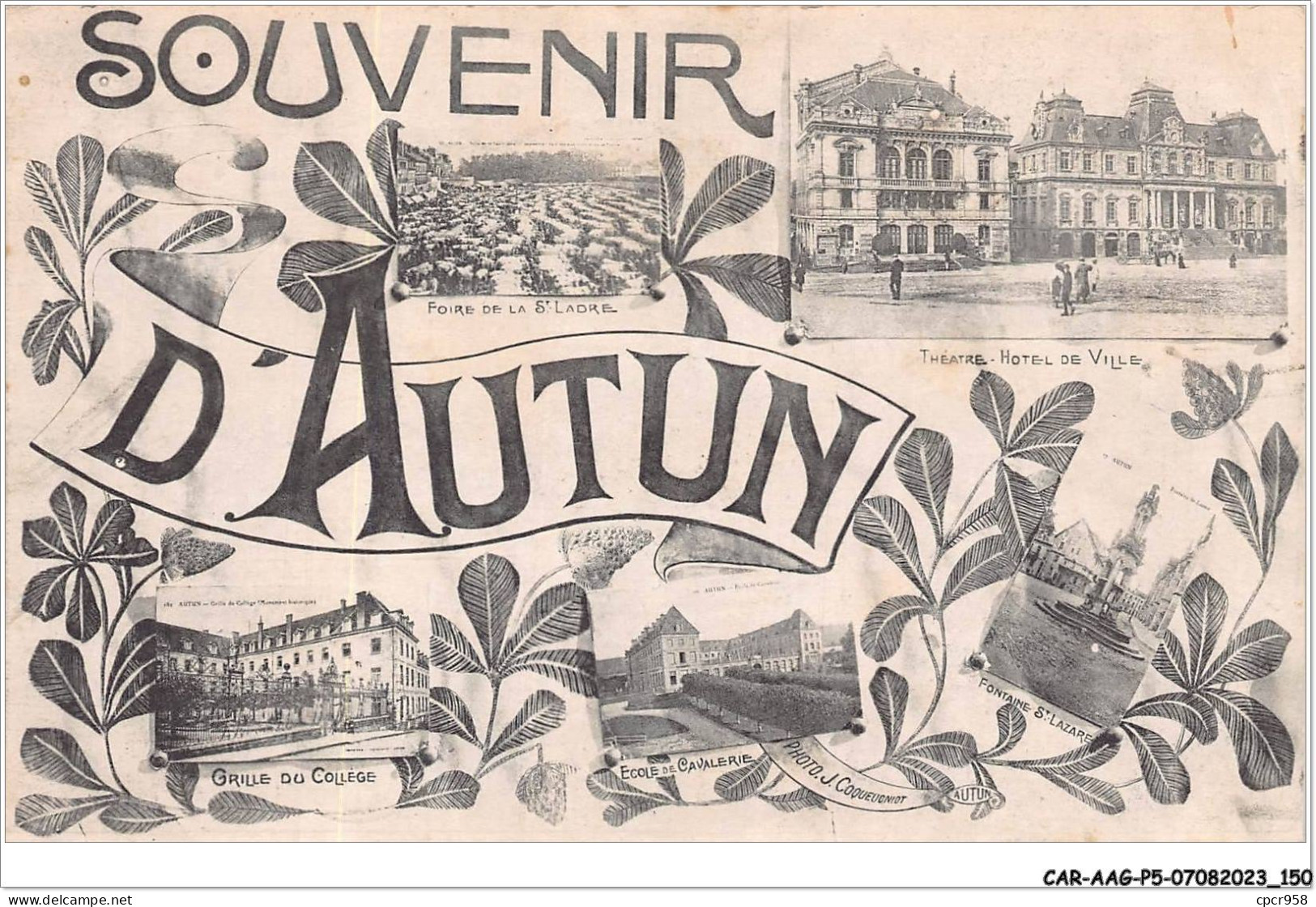 CAR-AAGP5-71-0457 - Souvenir D'AUTUN - Multi-Vues - Autun