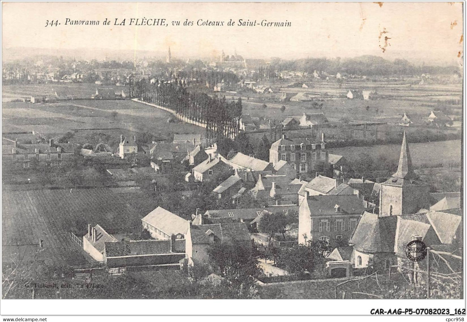 CAR-AAGP5-72-0463 - LA FLECHE - Panorama - Vus Des Coteaux De Saint Germain - La Fleche