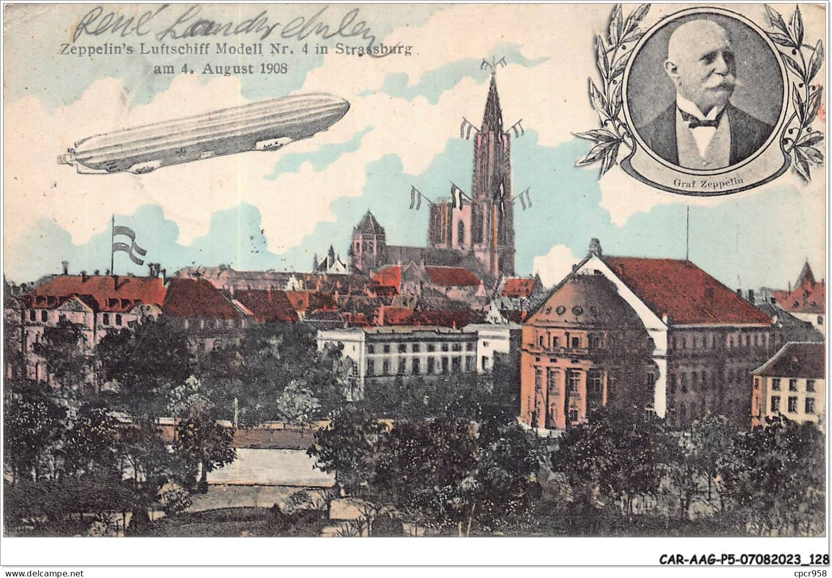 CAR-AAGP5-67-0446 - GRAF ZEPPELIN  - Strasbourg - Dirigeable - Other & Unclassified