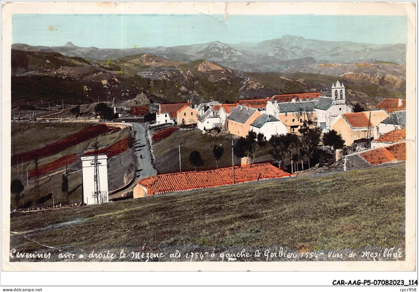 CAR-AAGP5-63-0439 - Cevennes Avec à Droite Le MEZENC - Vue De Mezilhac - Carte Vendue En L'etat - Sonstige & Ohne Zuordnung