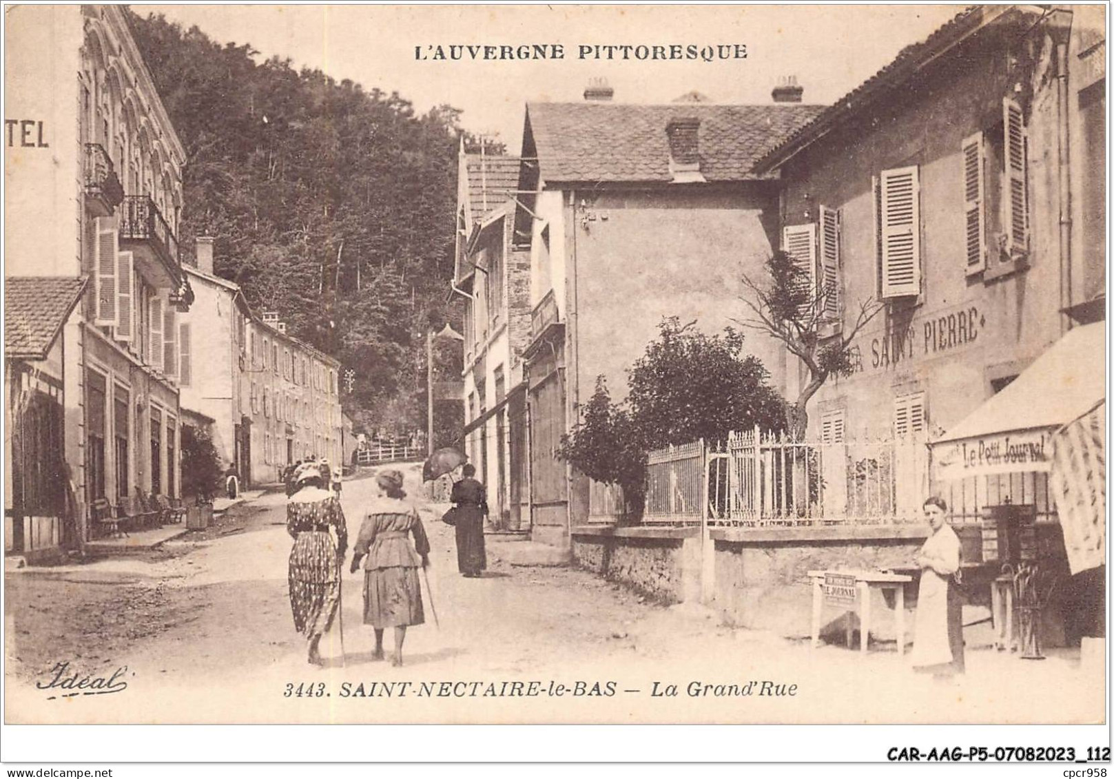 CAR-AAGP5-63-0438 - SAINT NECTAIRE-LE-BAS - La Grande Rue  - Saint Nectaire