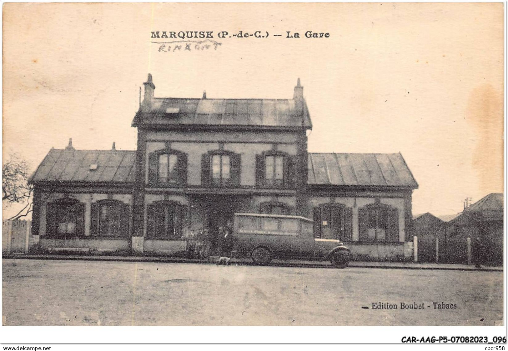 CAR-AAGP5-62-0430 - MARQUISE - La Gare  - Marquise