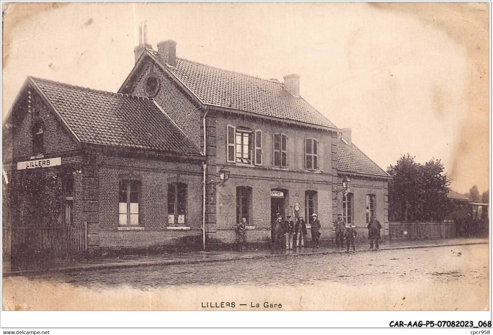 CAR-AAGP5-62-0416 - LILLERS - La Gare  - Lillers