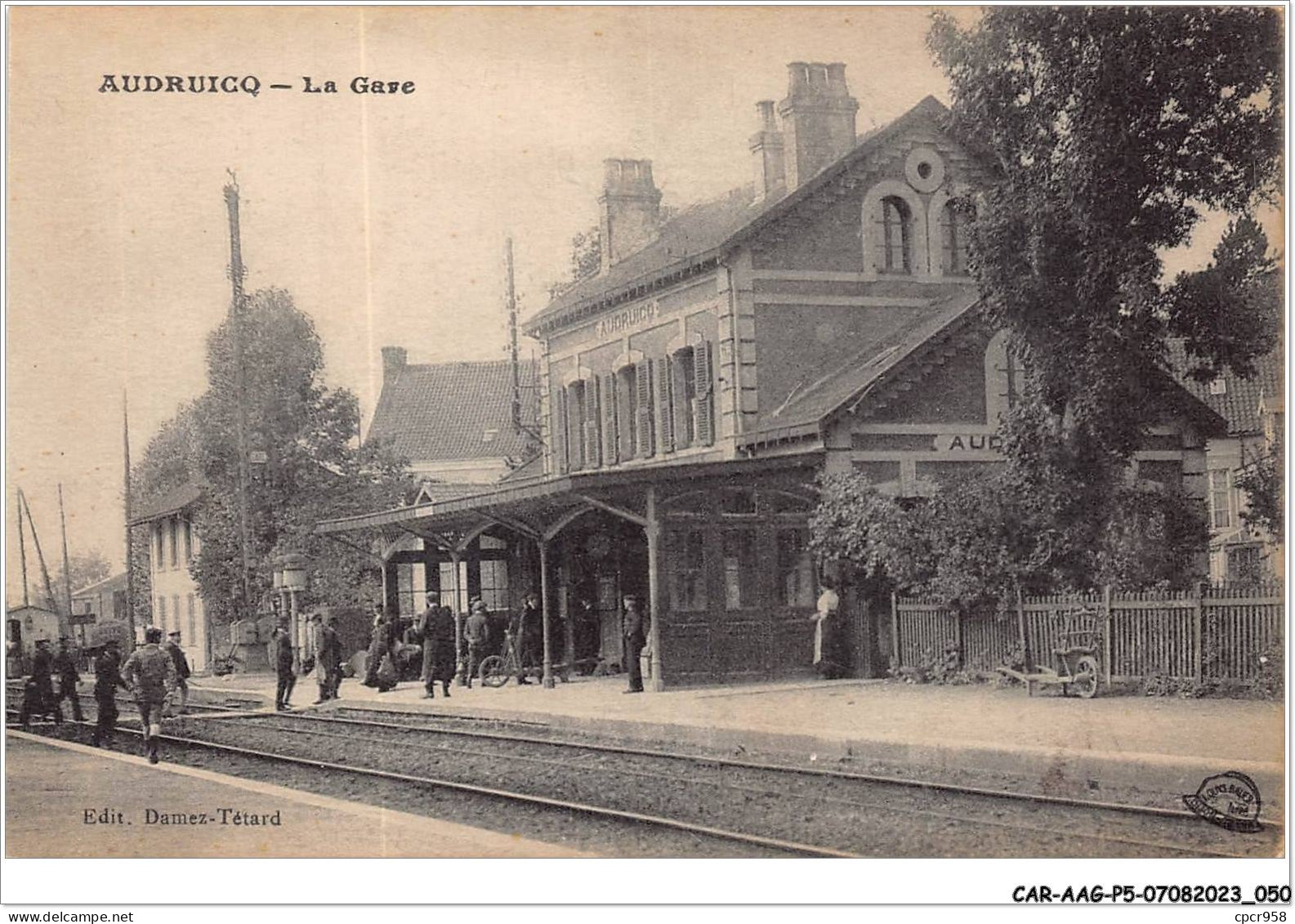 CAR-AAGP5-62-0407 - AUDRUICQ - La Gare  - Audruicq