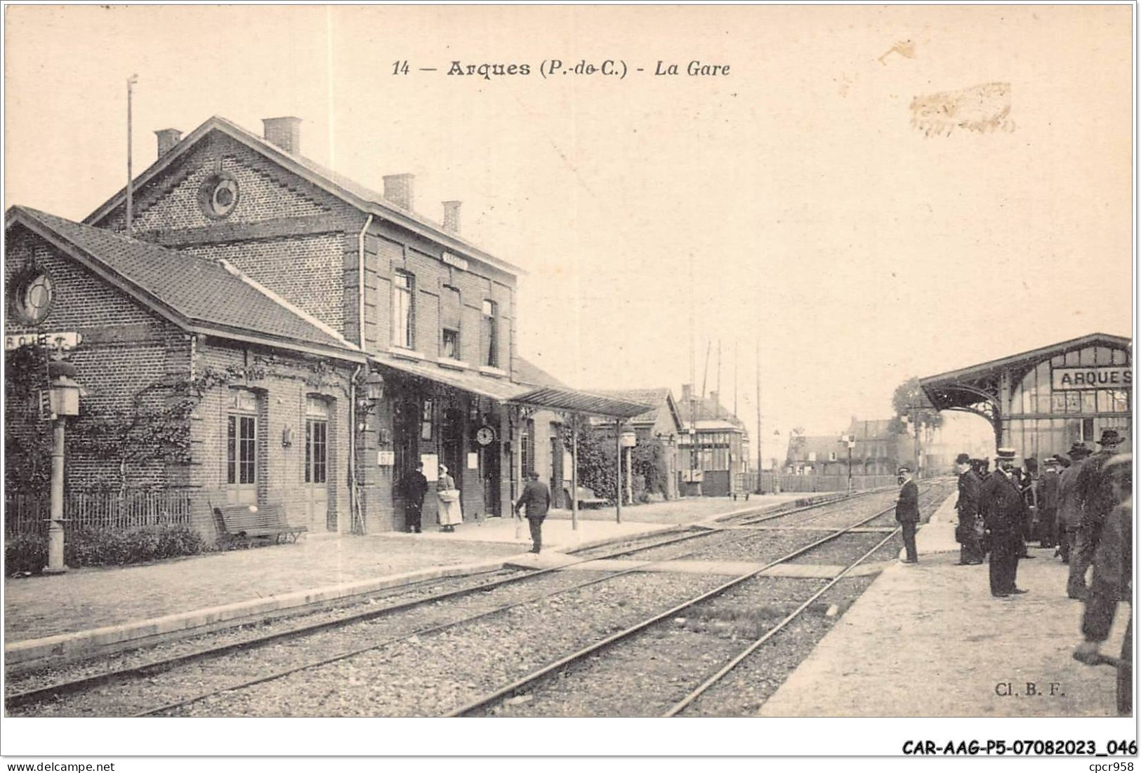 CAR-AAGP5-62-0405 - ARQUES - La Gare  - Arques